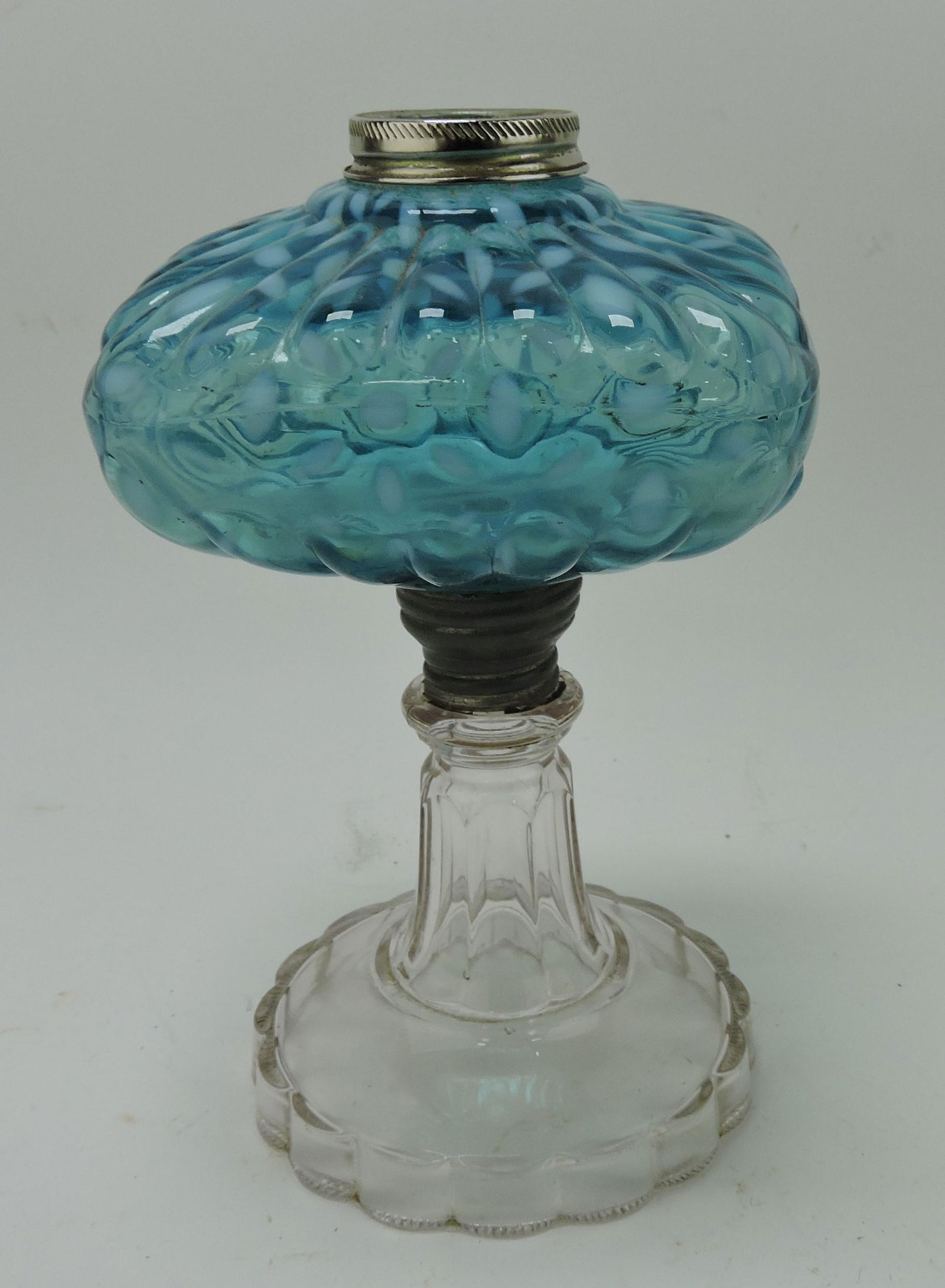 Hobb's blue opalescent snowflake (1 of 1)