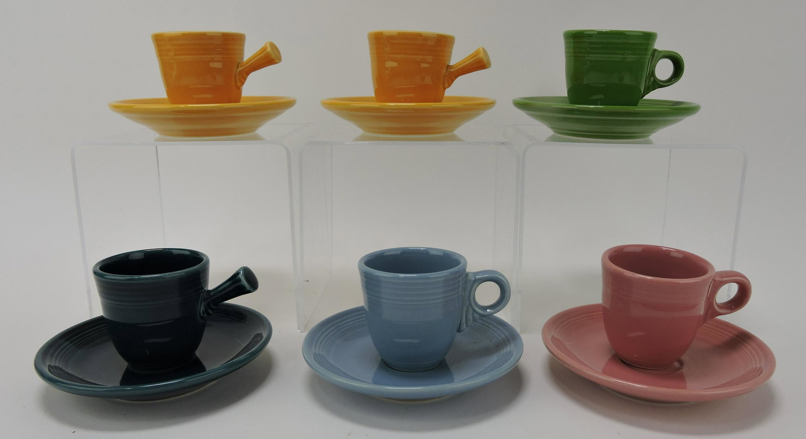 Fiesta Post 86 lot of 6 AD cups and: saucers