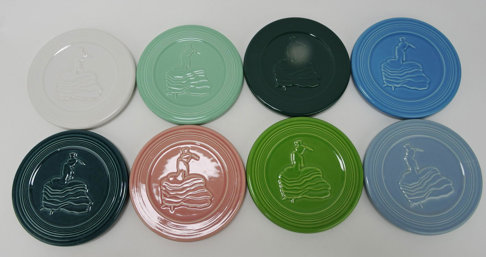 Fiesta Post 86 lot of 8 Dancing Lady (1 of 1)