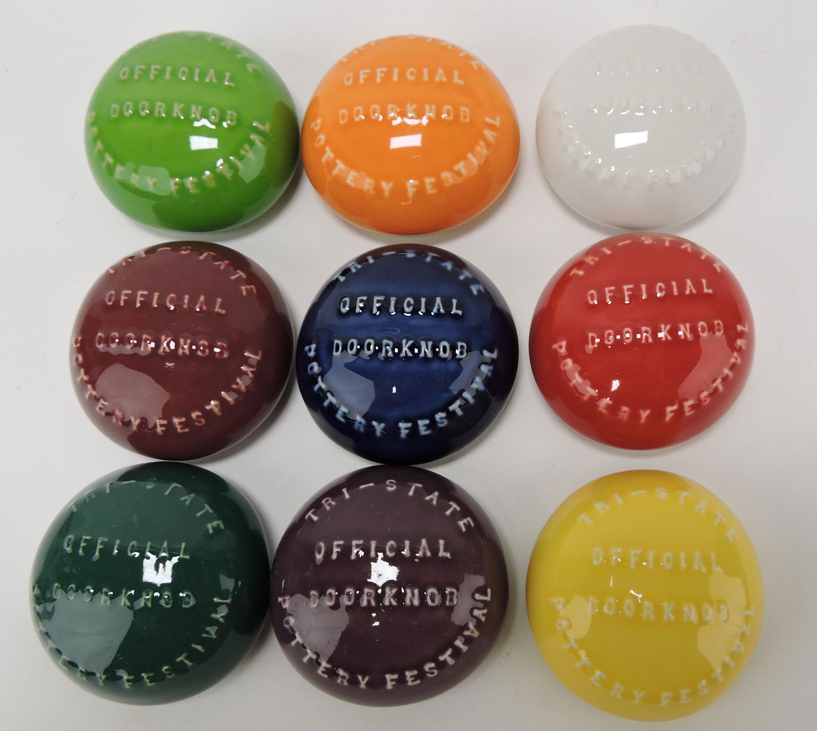 Fiesta Post 86 lot of 9 Tri-State Pottery (1 of 1)