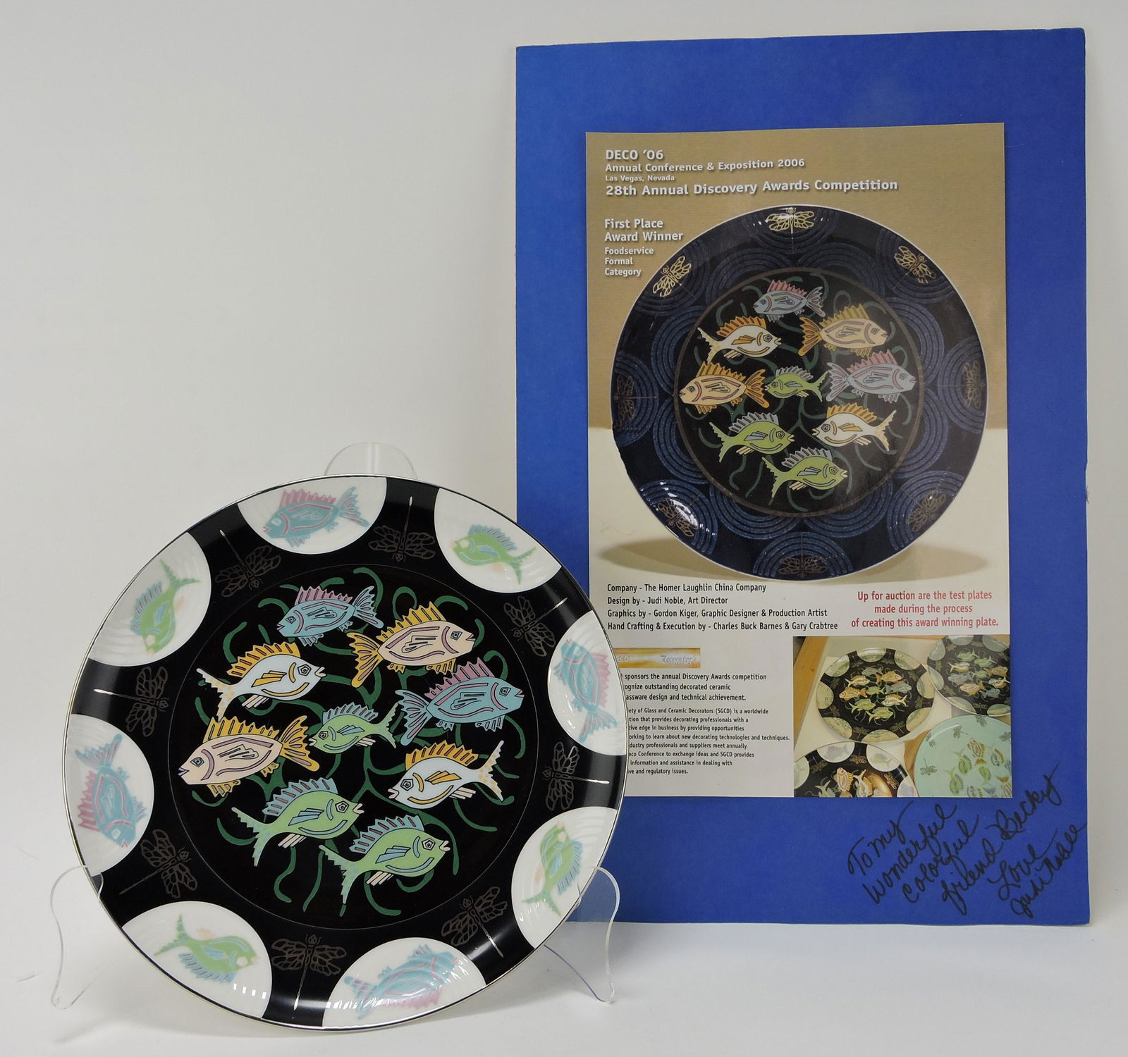 HLC 12" fish plate "First Place (1 of 3)