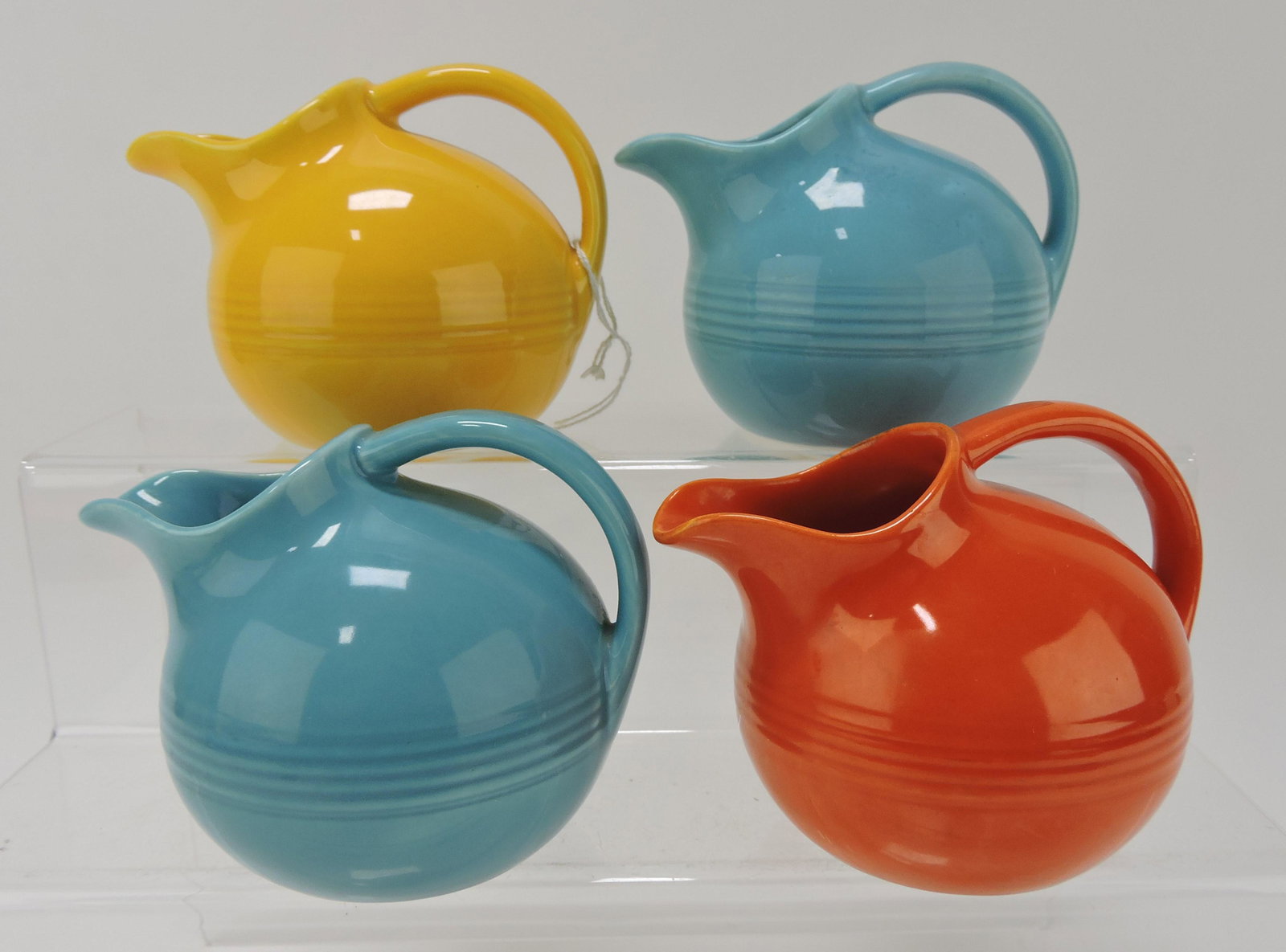 Fiesta Harlequin lot of 4 novelty: creamers