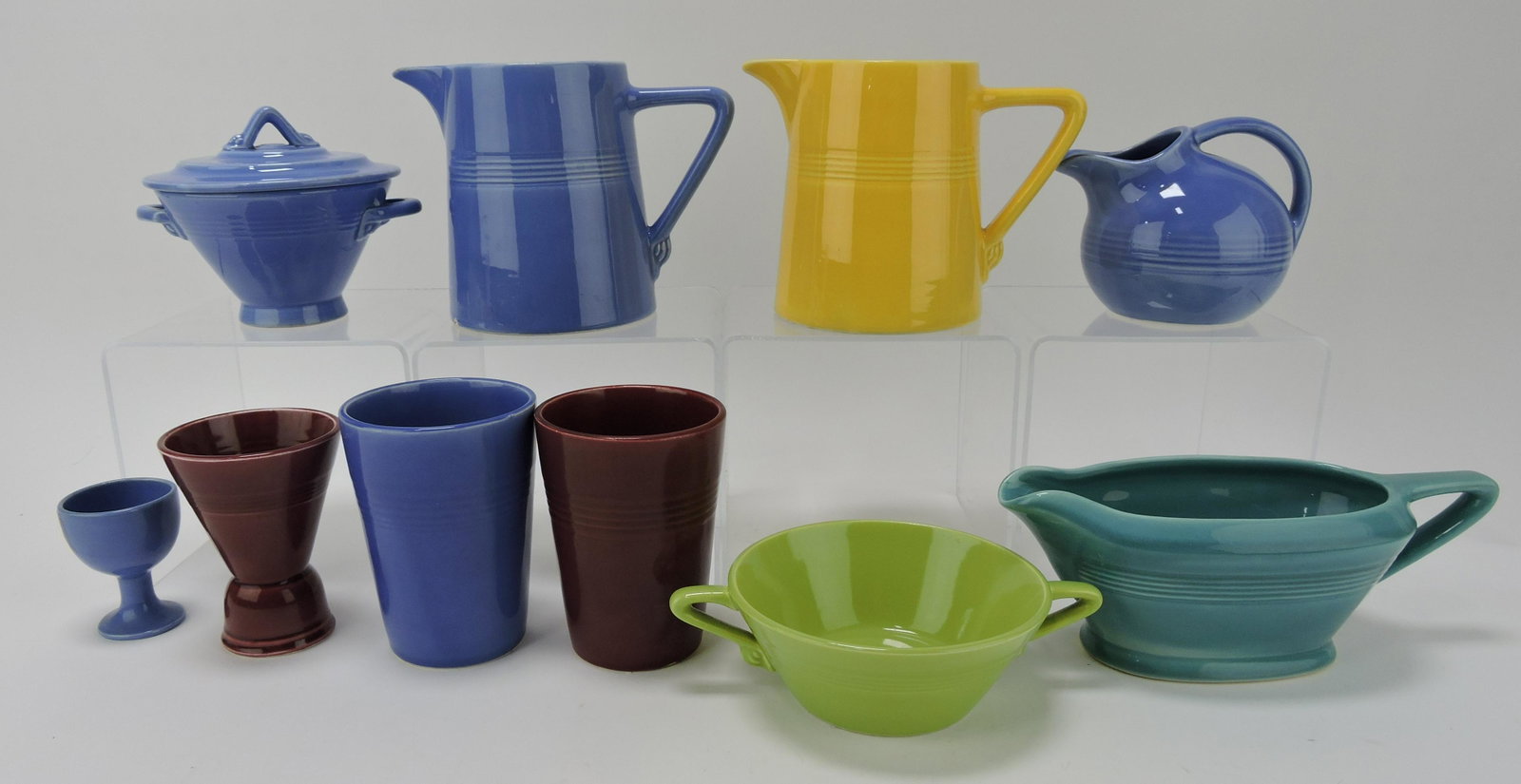 Fiesta Harlequin lot of 10 assorted: pieces