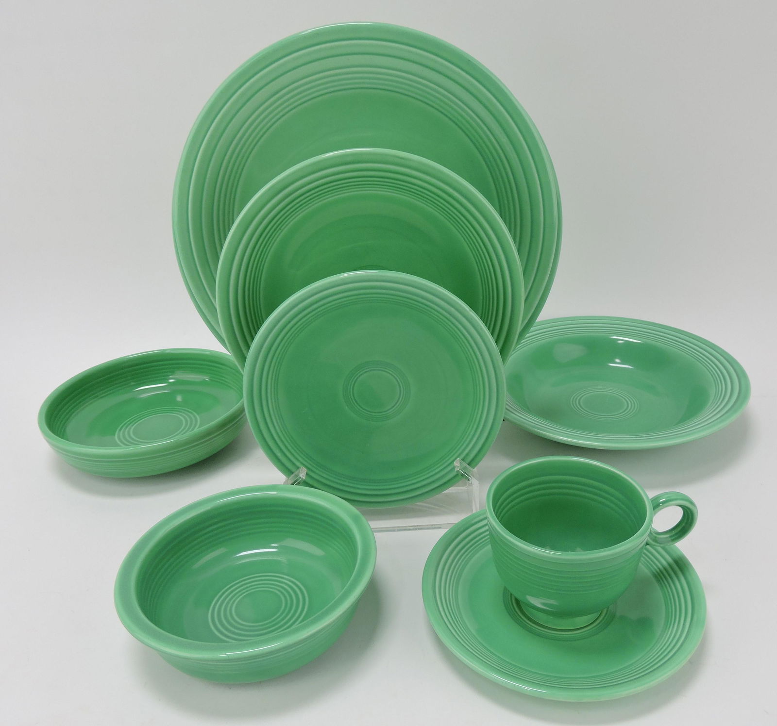 Fiesta 9 pc place setting, green, (1 of 1)