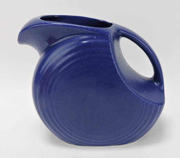 Fiesta disc water pitcher, cobalt (0583) on Jun 25, 2022 Strawser