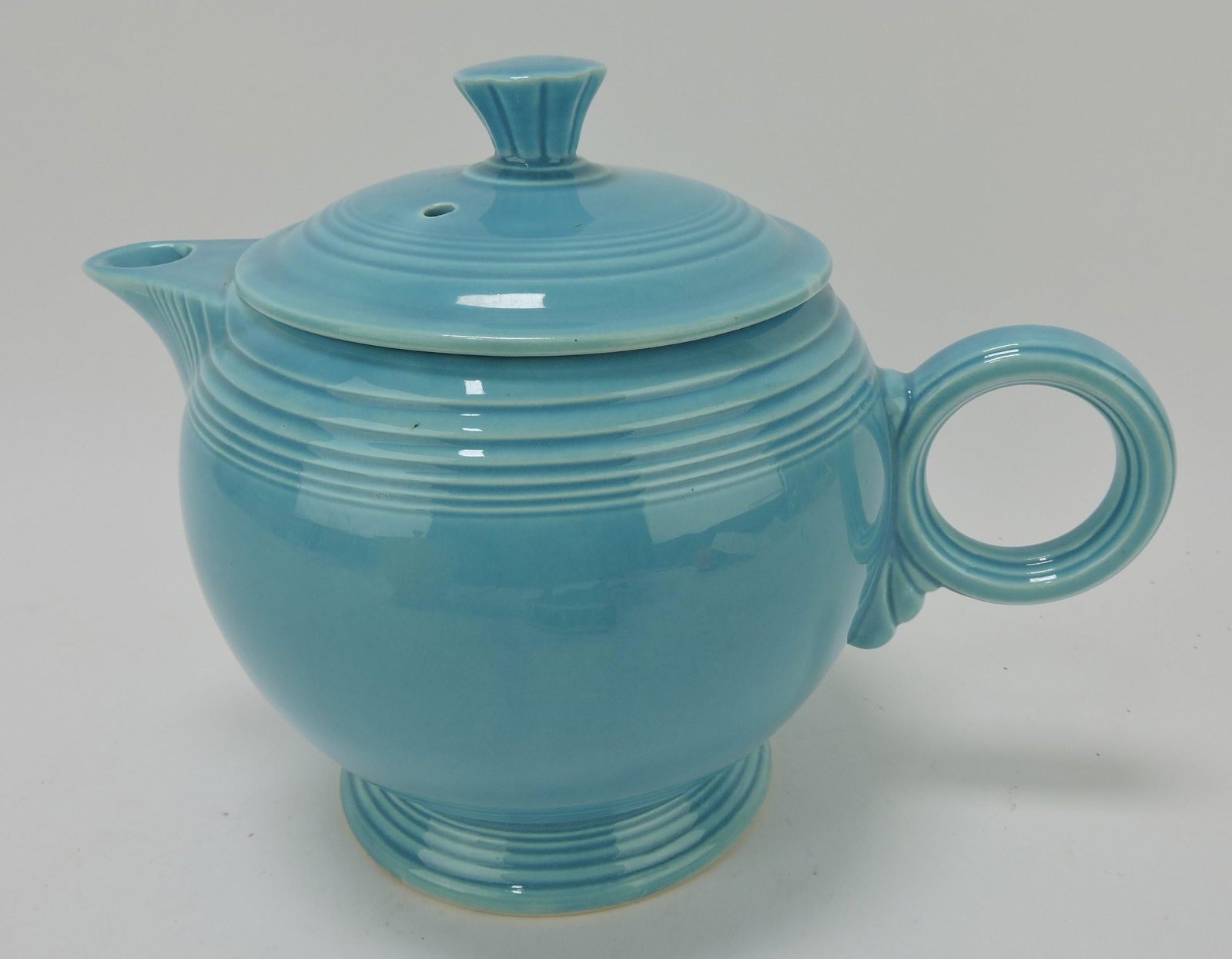 Fiesta large teapot, turquoise (1 of 1)