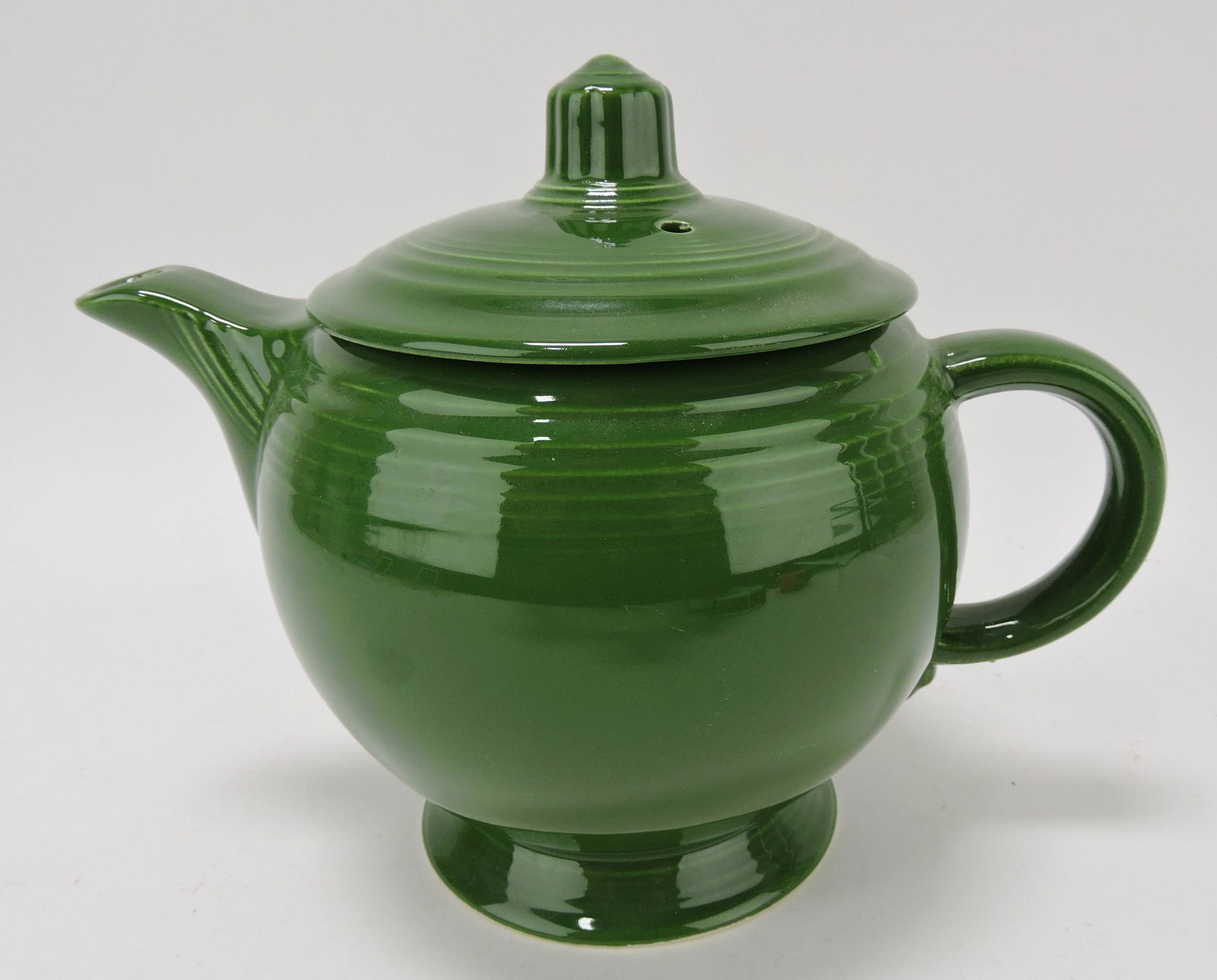 Fiesta medium teapot, dark green, (1 of 1)