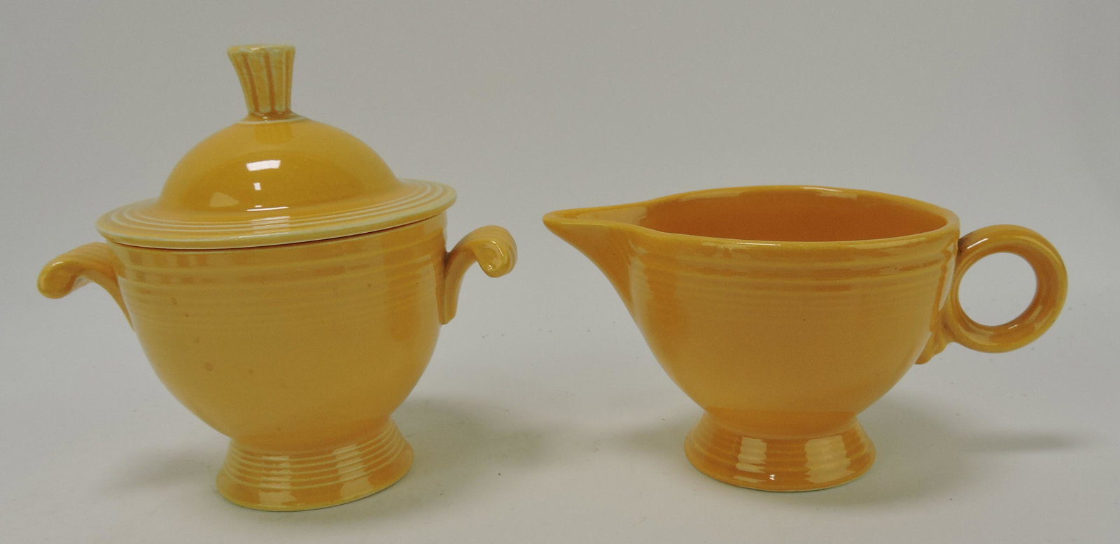 Fiesta cream & sugar, yellow: .