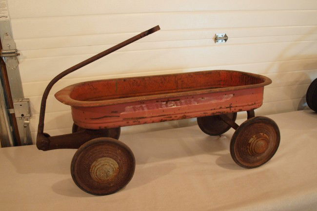 Mercury red coaster wagon: Mercury red coaster wagon