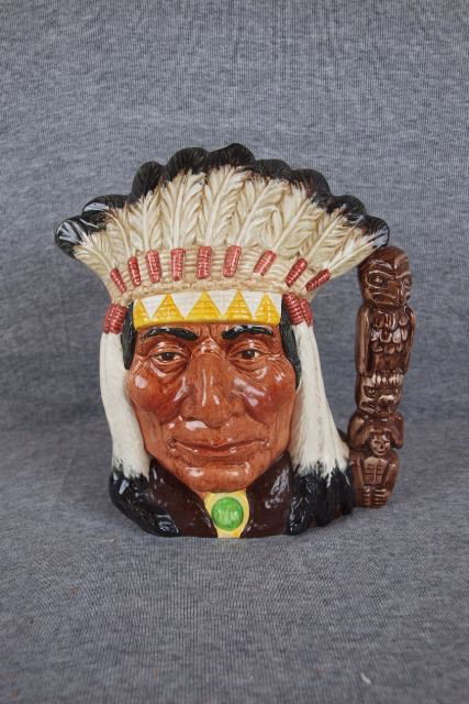 Royal Doulton North American Indian toby jug: Royal Doulton North American Indian toby jug, D6611
