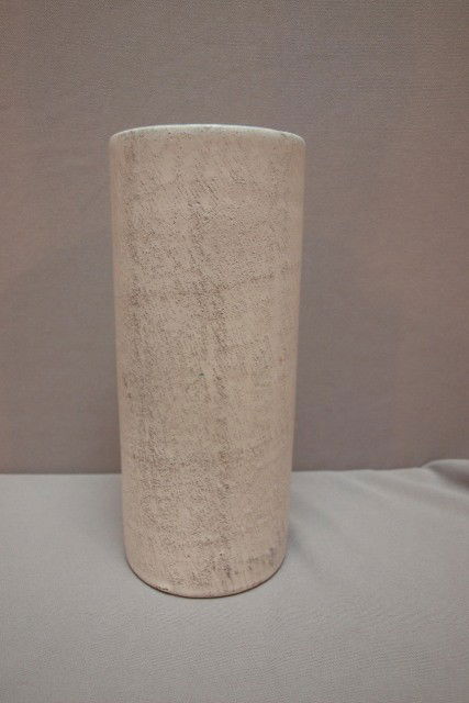Georges Jouve French "Cylinder" vase, 9 1/2": Georges Jouve French "Cylinder" vase, 9 1/2"
