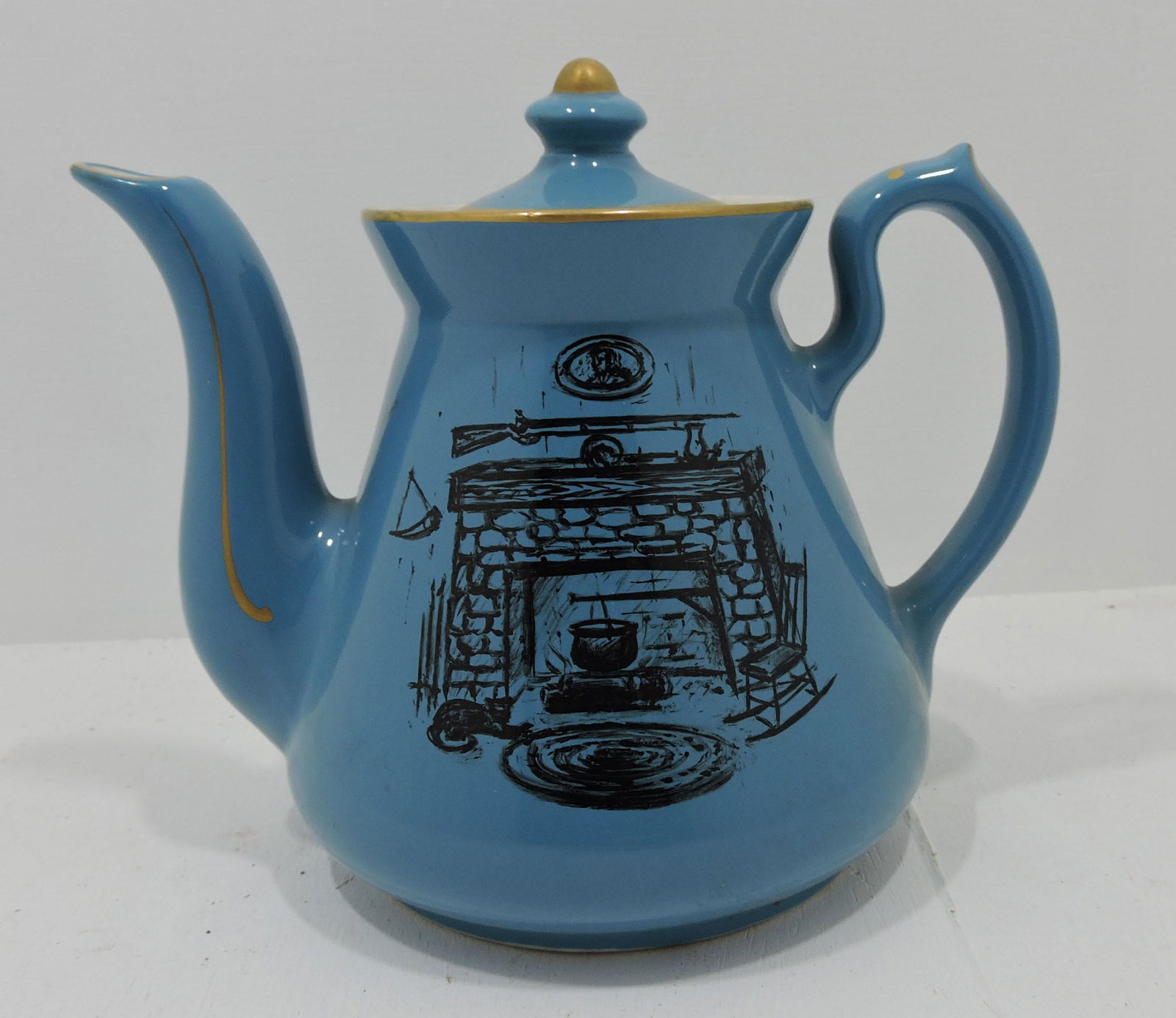 Hall China Philadelphia teapot sample (1 of 2)