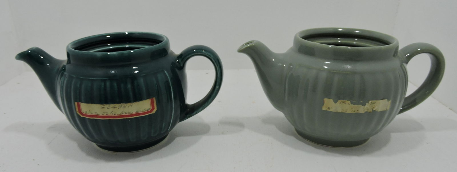 Hall China lot of 2 Everson ribbed (1 of 2)