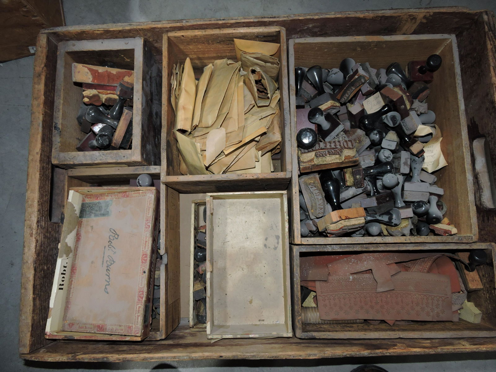 Hall China wooden dish crate full of (1 of 1)