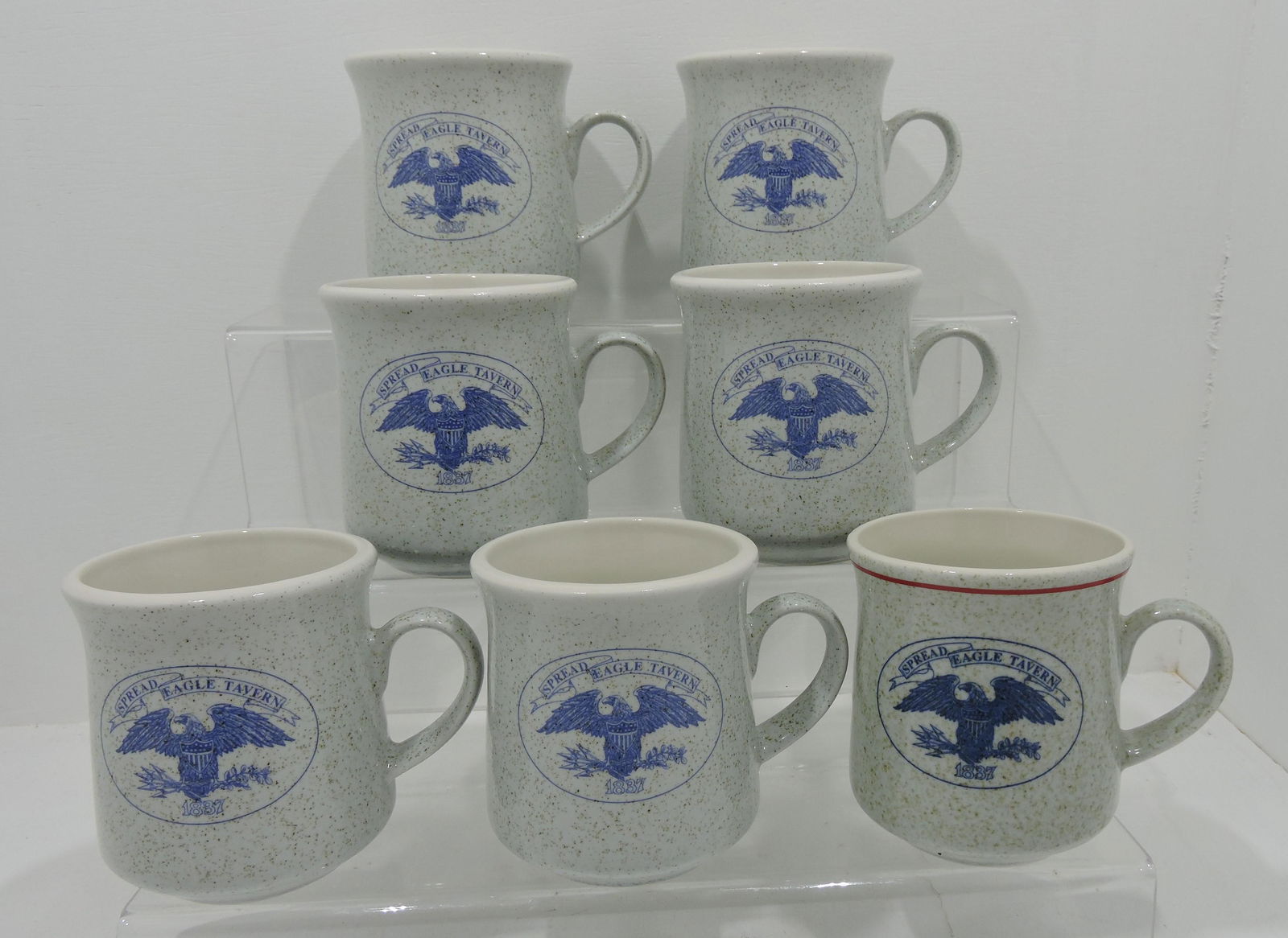 Hall China lot of 7 Spread Eagle Tavern (1 of 1)