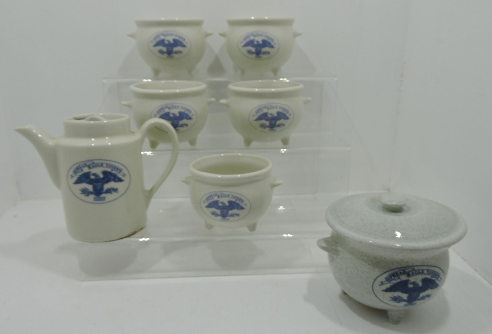 Hall China lot of 7 Spread Eagle Tavern (1 of 1)