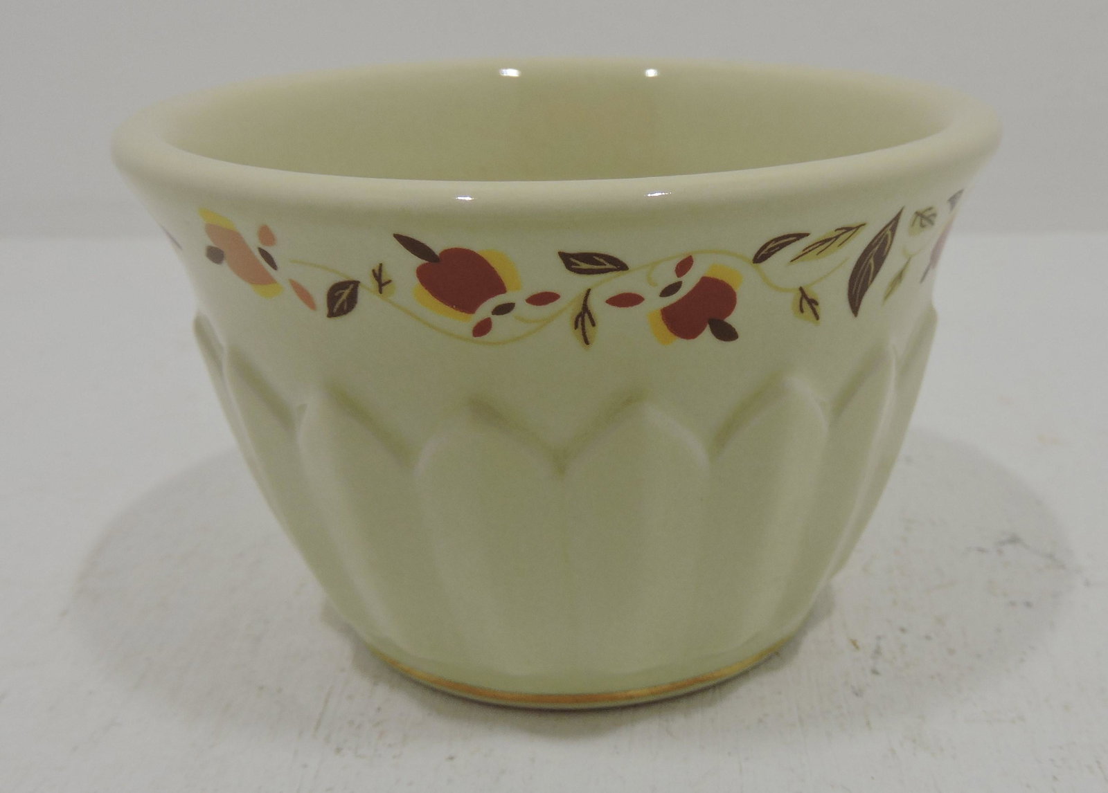 Hall China Autumn Leaf lot of 13: custard cups, 2012 NALCC