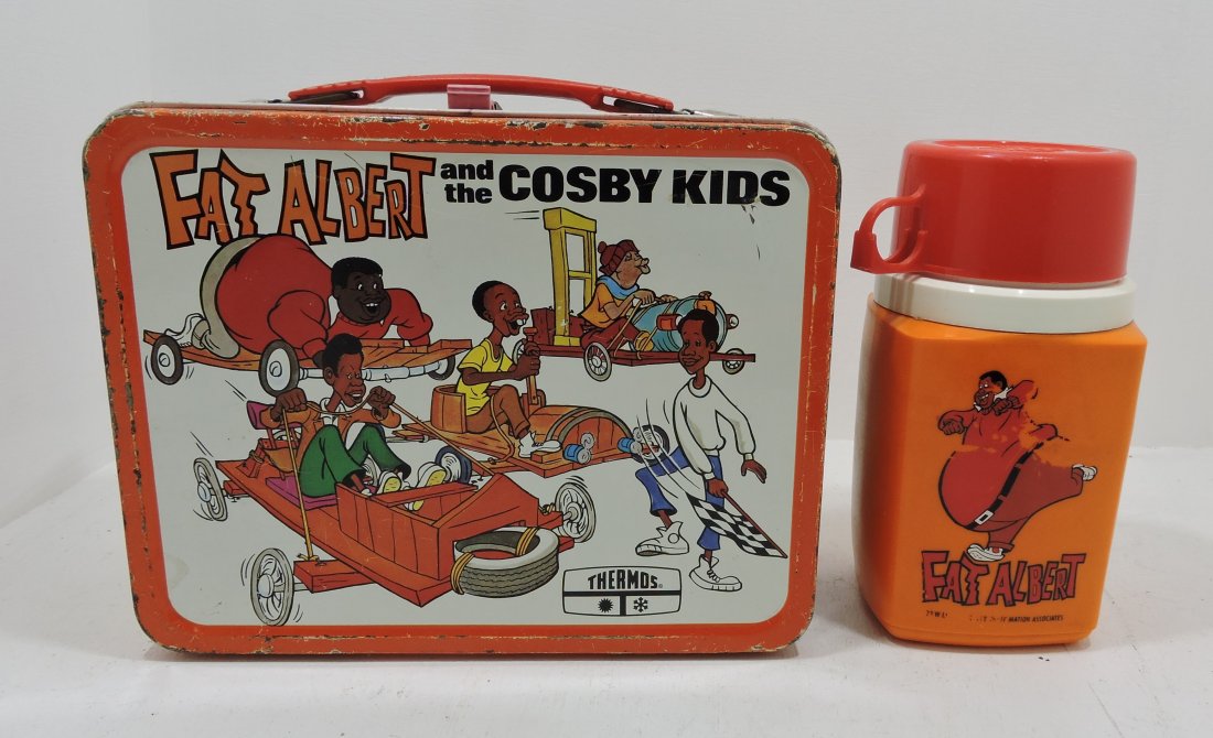 Black Americana 'Fat Albert and the Cosby: Kids' lunch pail and thermos