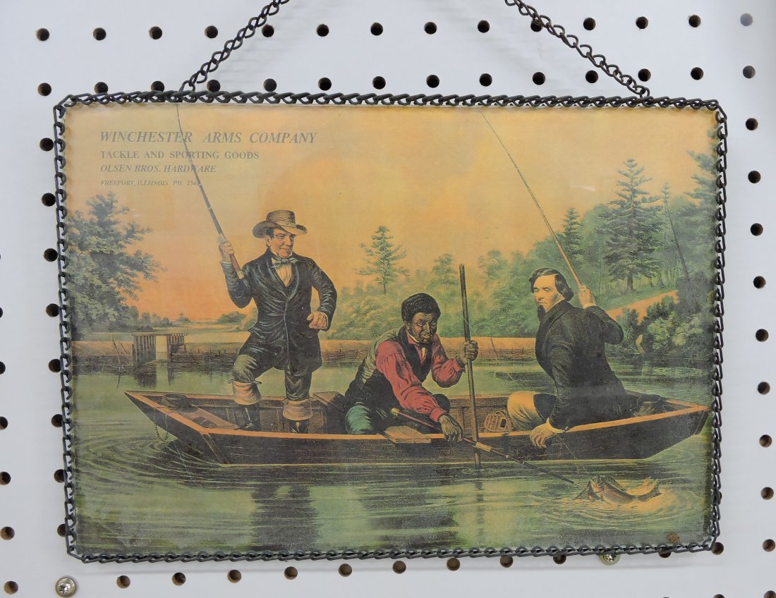 Black Americana 'Winchester Arms Company': chain picture advertising