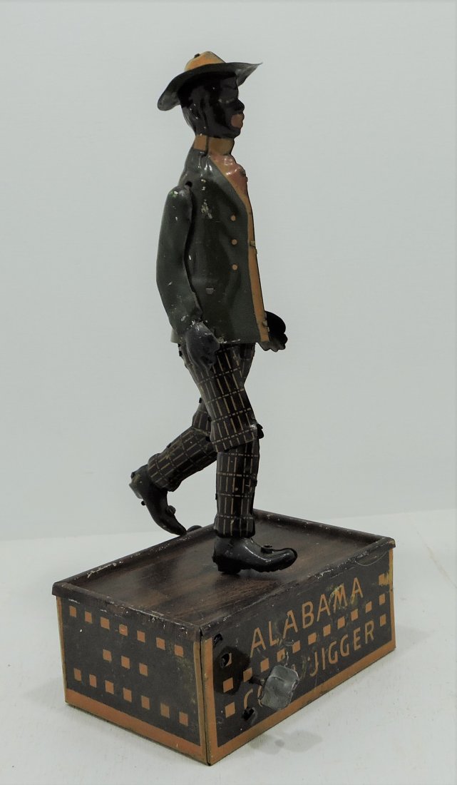 Strauss 'Alabama Coon Jigger' tin litho wind: up toy, works