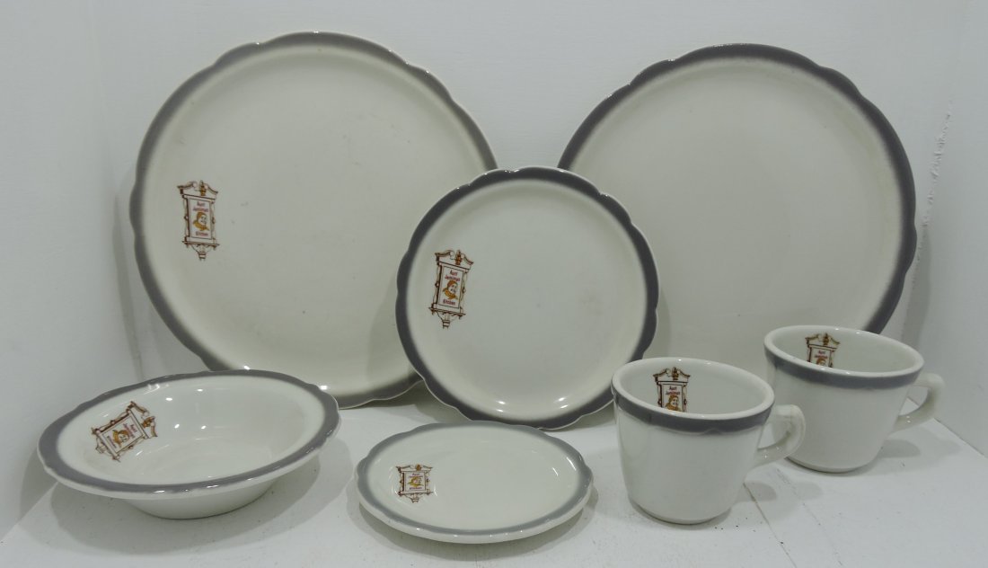 Black Americana 'Aunt Jemima's' lot of: dinnerware, 7 pcs