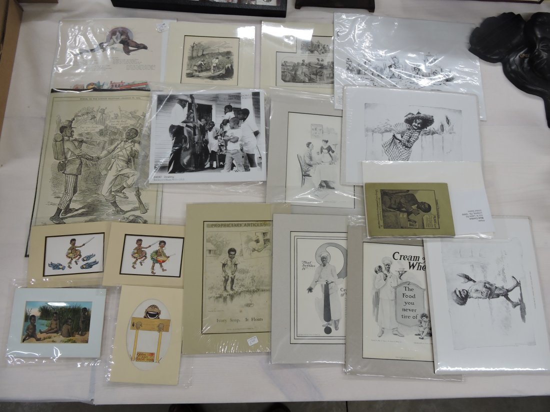 Black Americana lot of ephemera: .