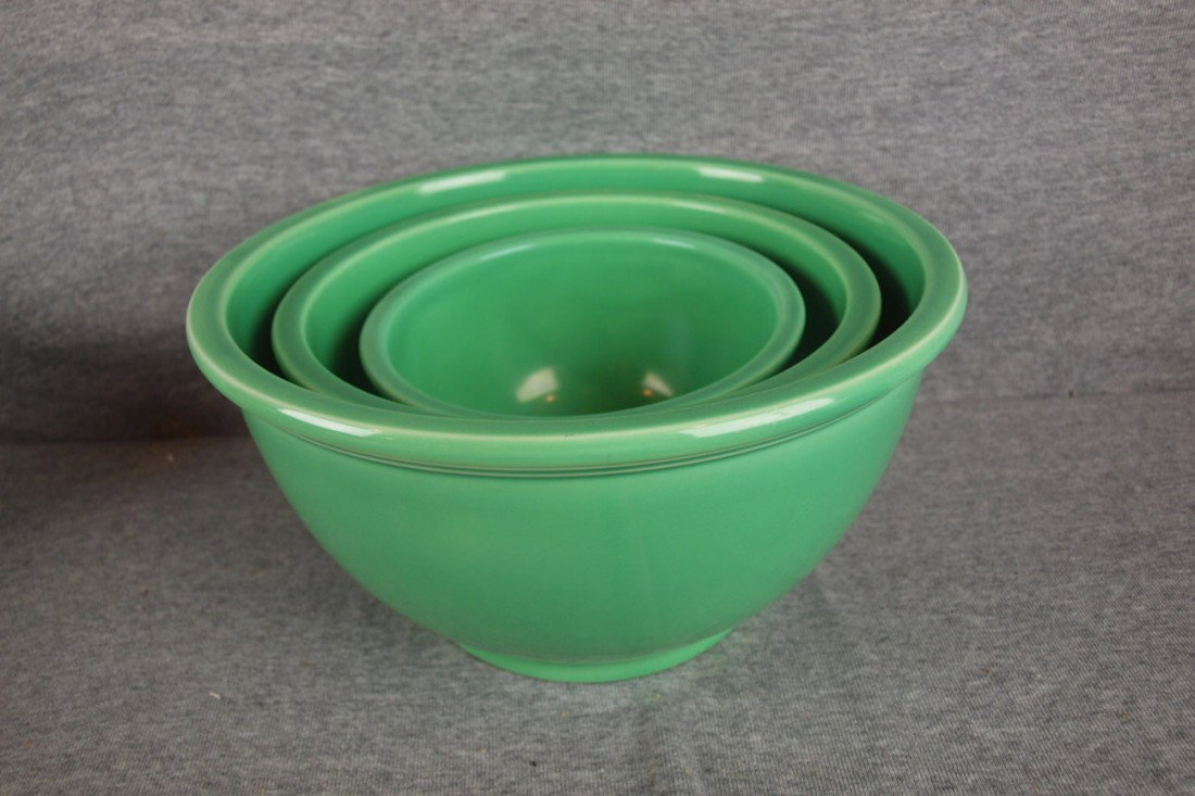 Fiesta Kitchen Kraft light green 3 piece mixing bo: Fiesta Kitchen Kraft light green 3 piece mixing bowl set
