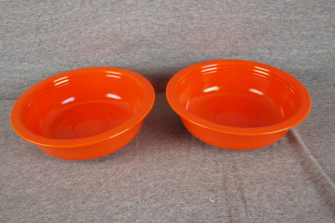 Fiesta 8 1/2" nappy bowl group 2 red: Fiesta 8 1/2" nappy bowl group 2 red