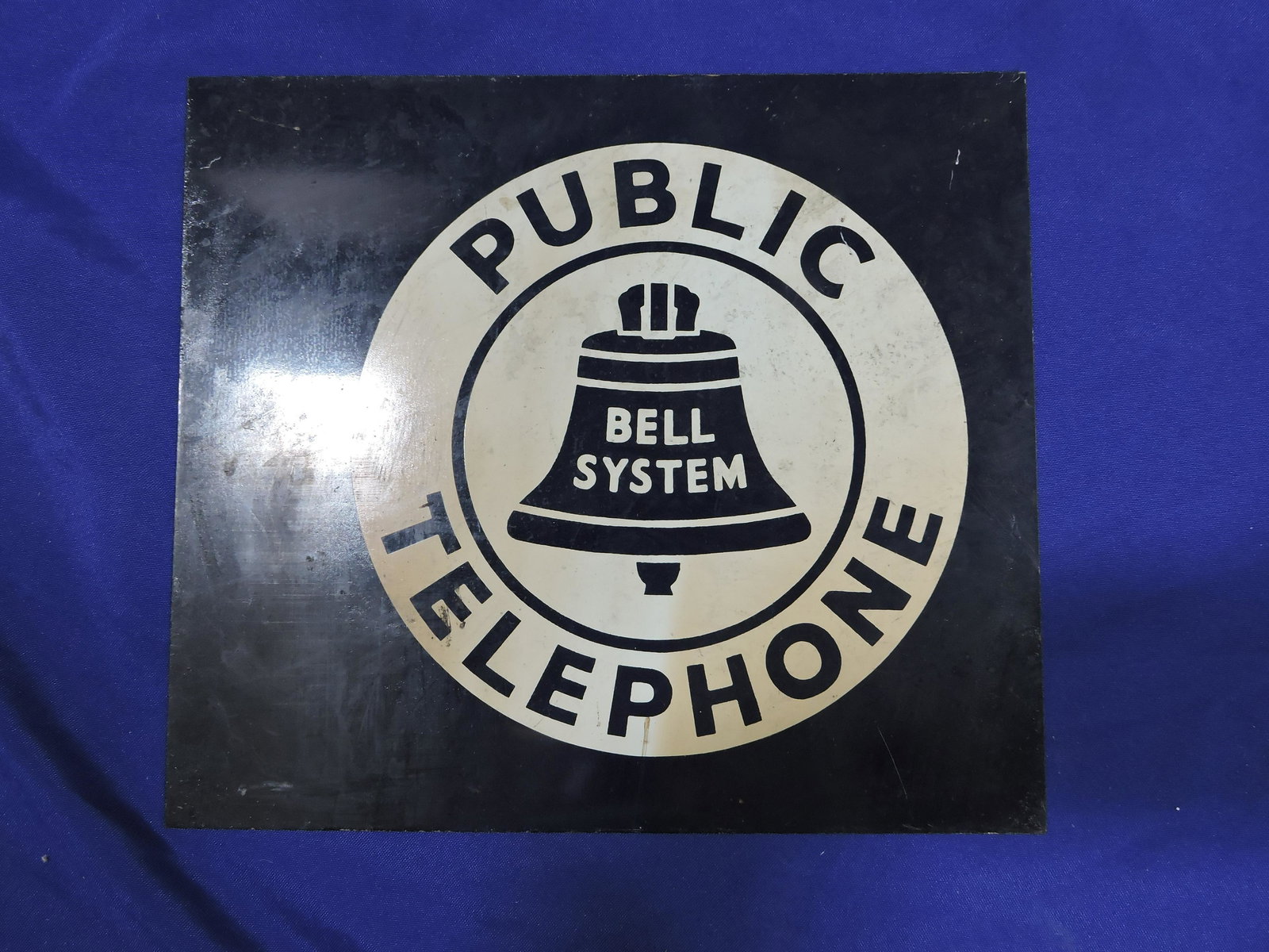 Metal two sided sign 'Bell System (1 of 2)