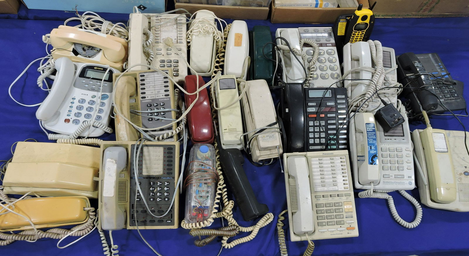 Lot of 23 push button telephones (1 of 1)