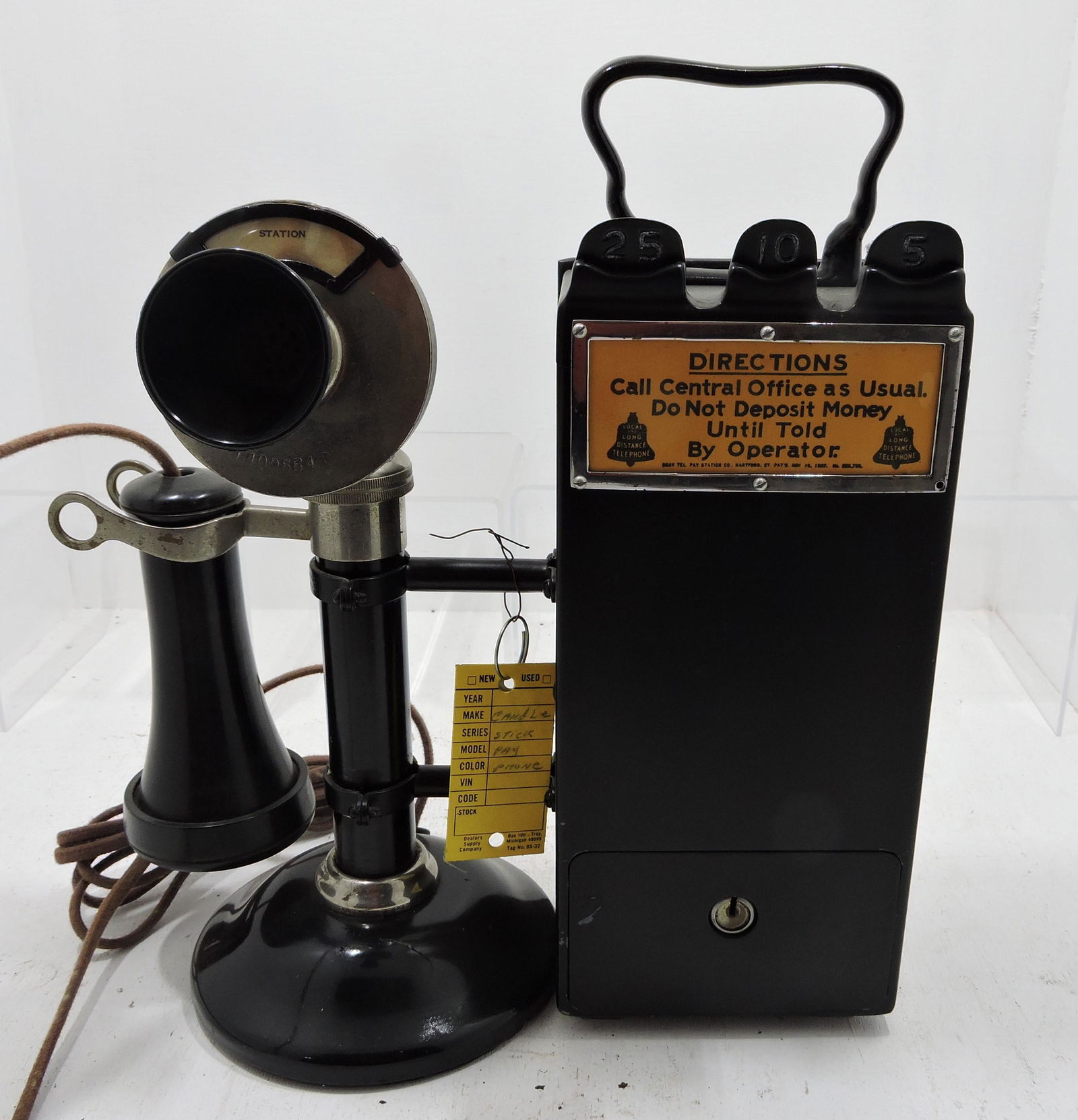 Candlestick pay telephone, Stromberg- (1 of 1)