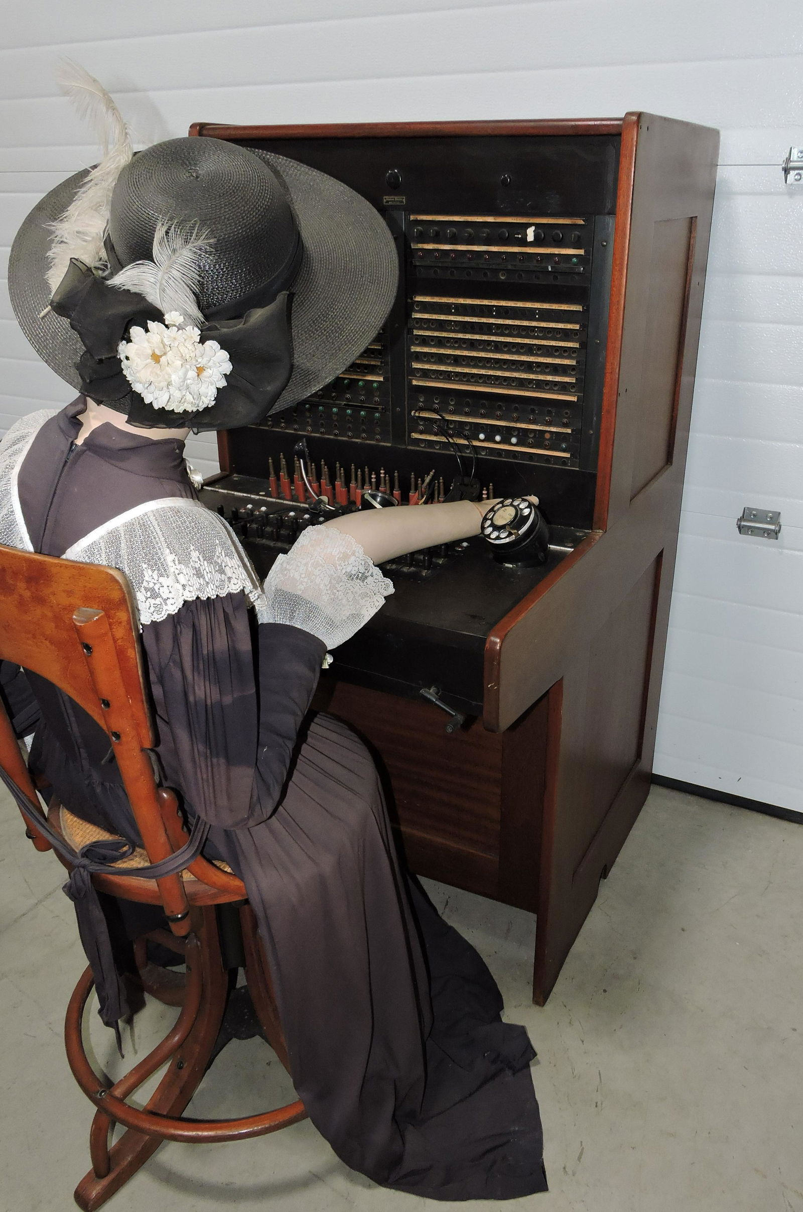 Western Electric telephone switchboard (1 of 6)