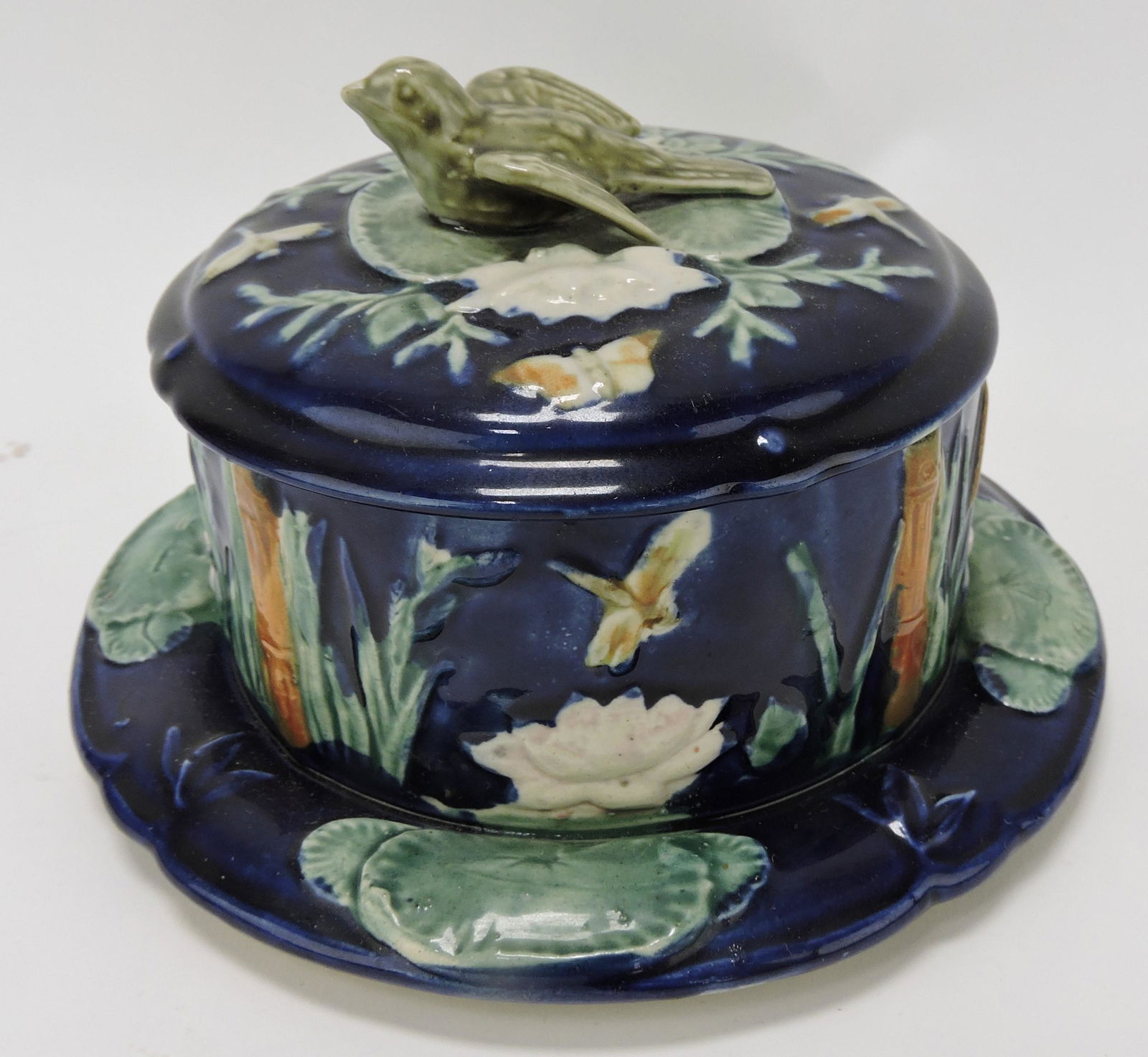 Forester (attributed) cobalt majolica (1 of 1)