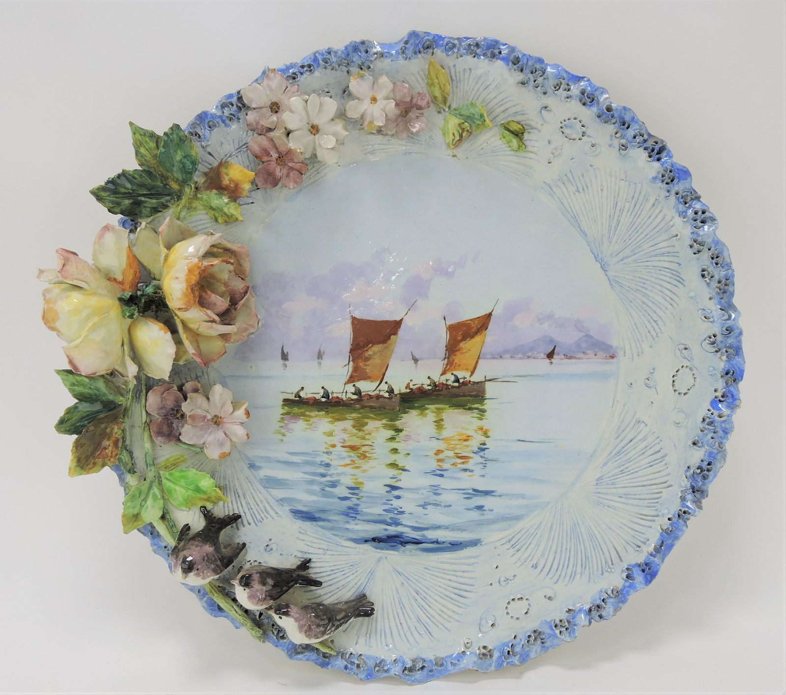 Majolica Barbotine monumental wall (1 of 4)