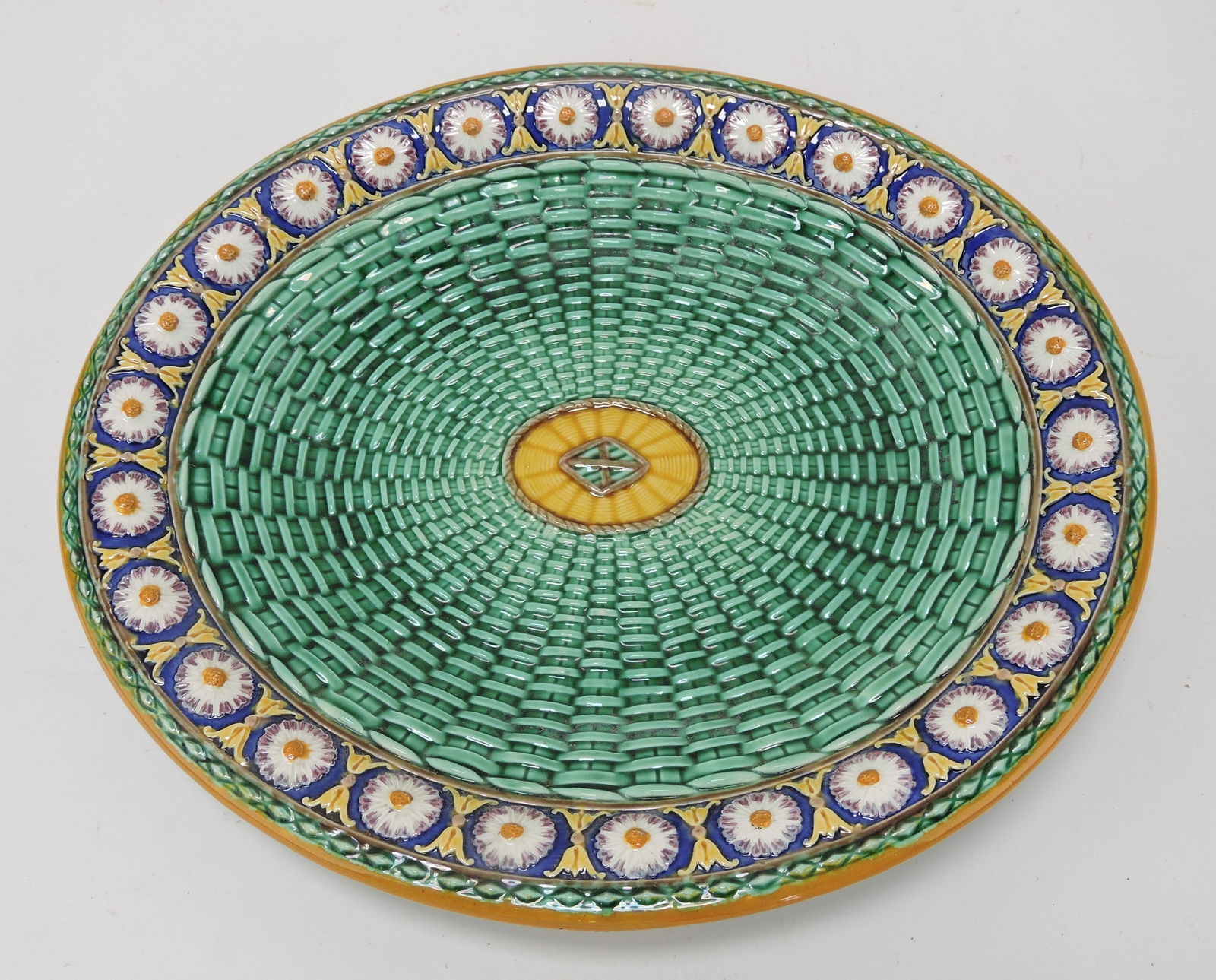 Wedgwood majolica Stanley 12" platter (1 of 1)