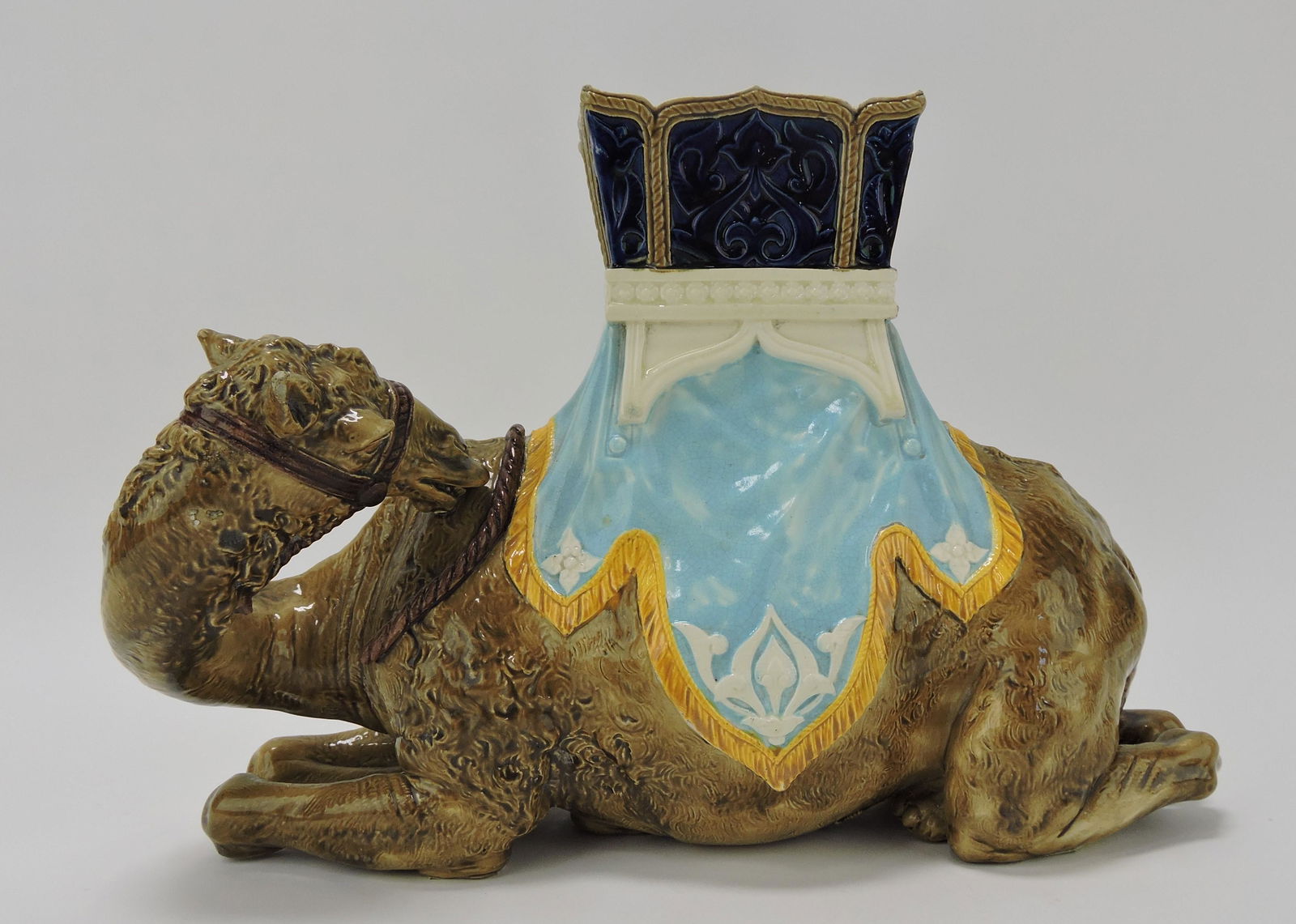 Royal Worcester majolica camel (1 of 3)