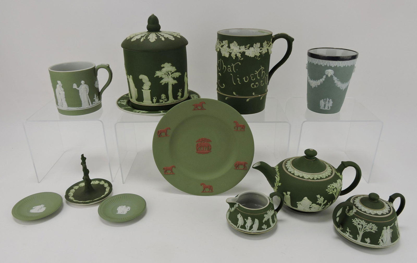 Wedgwood green Jasperware lot of (1 of 1)