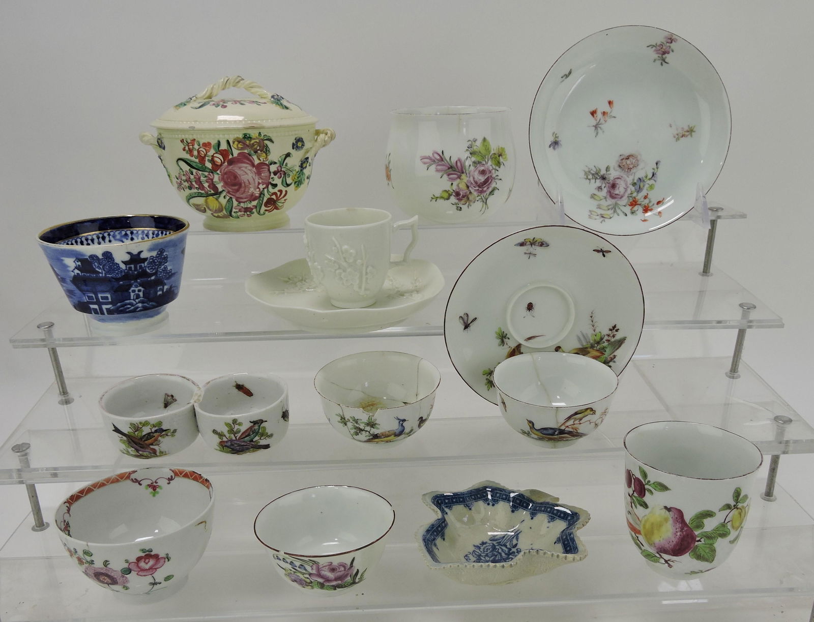 Early Chelsea and Worcester lot (1 of 5)