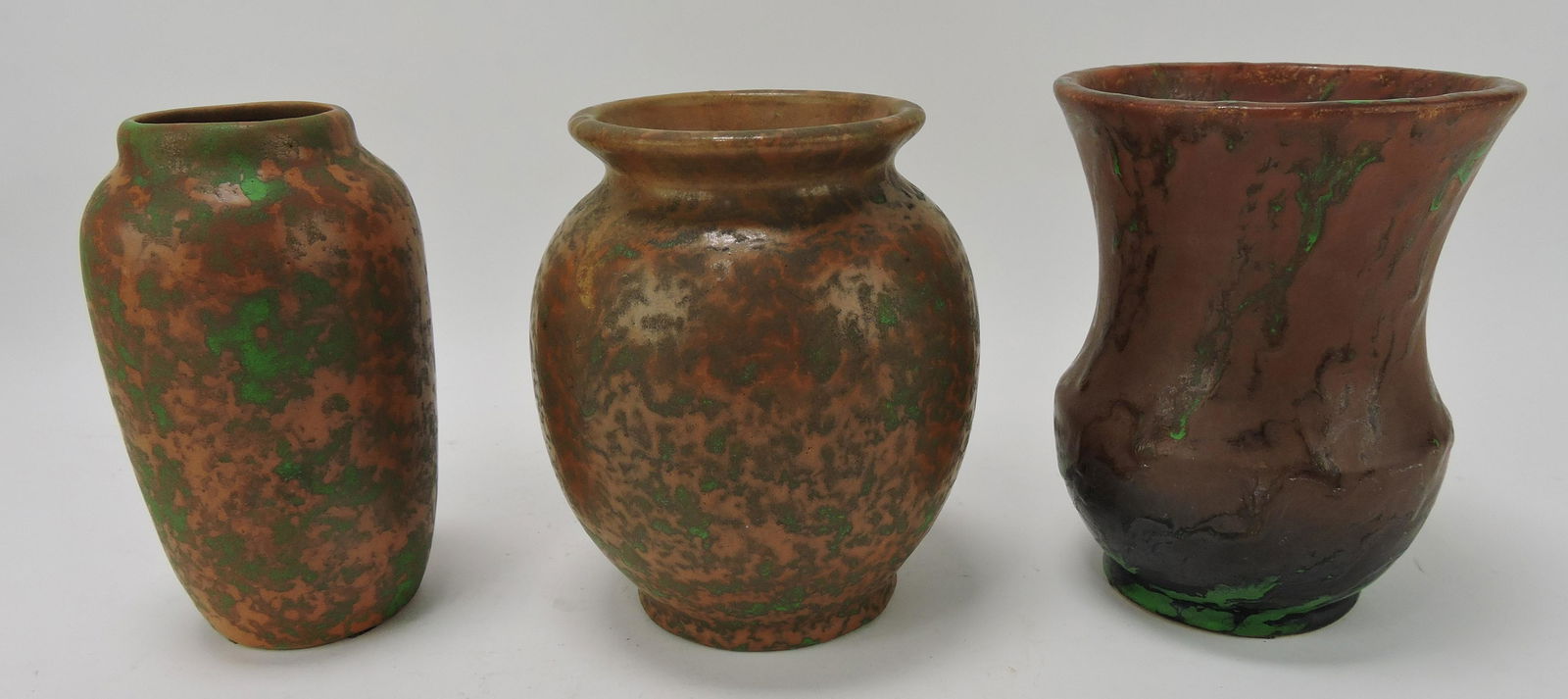 Weller lot of 3 Greora 6" vases (1 of 1)