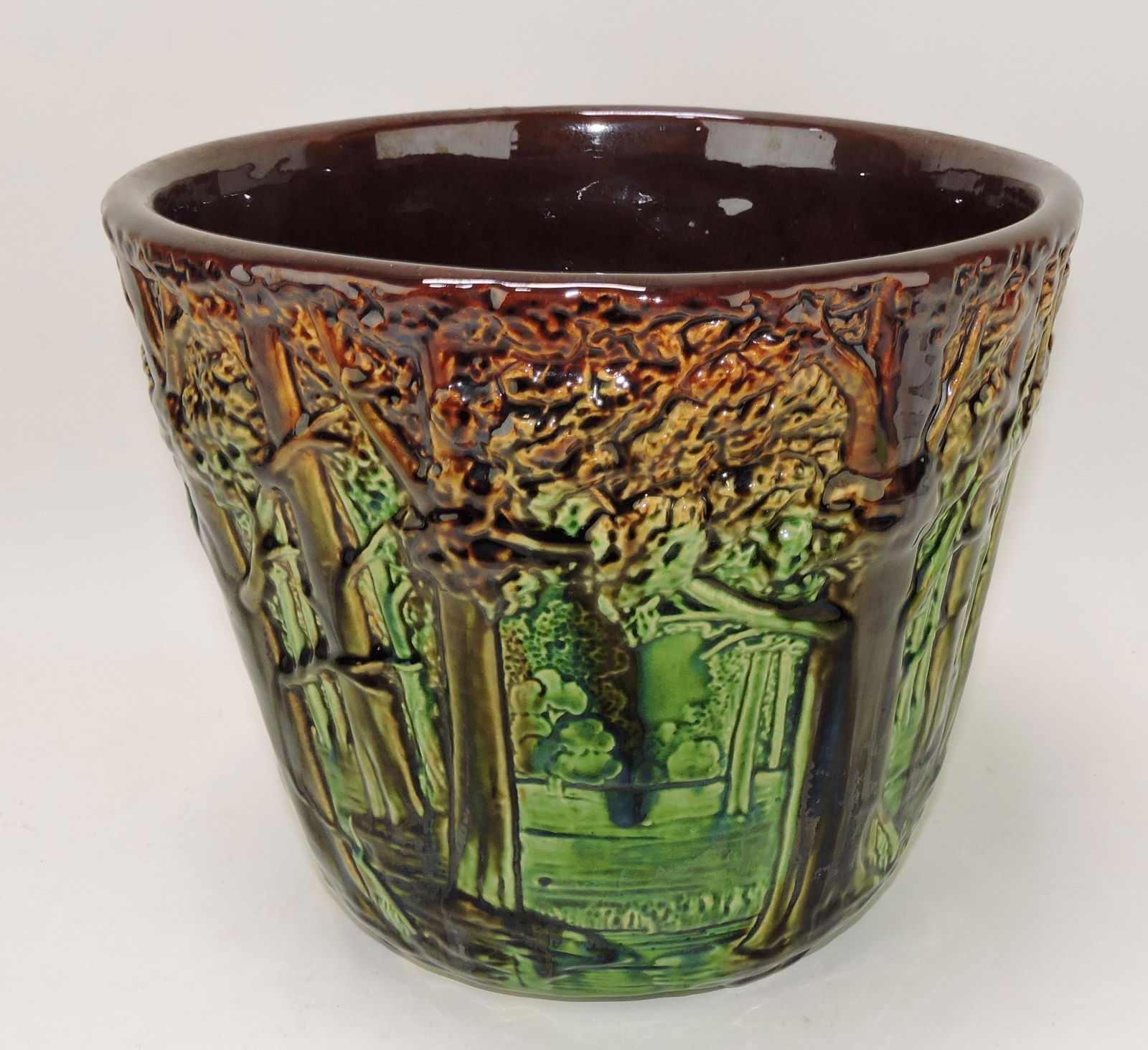 Weller Forest 9 1/2" jardiniere with (1 of 1)