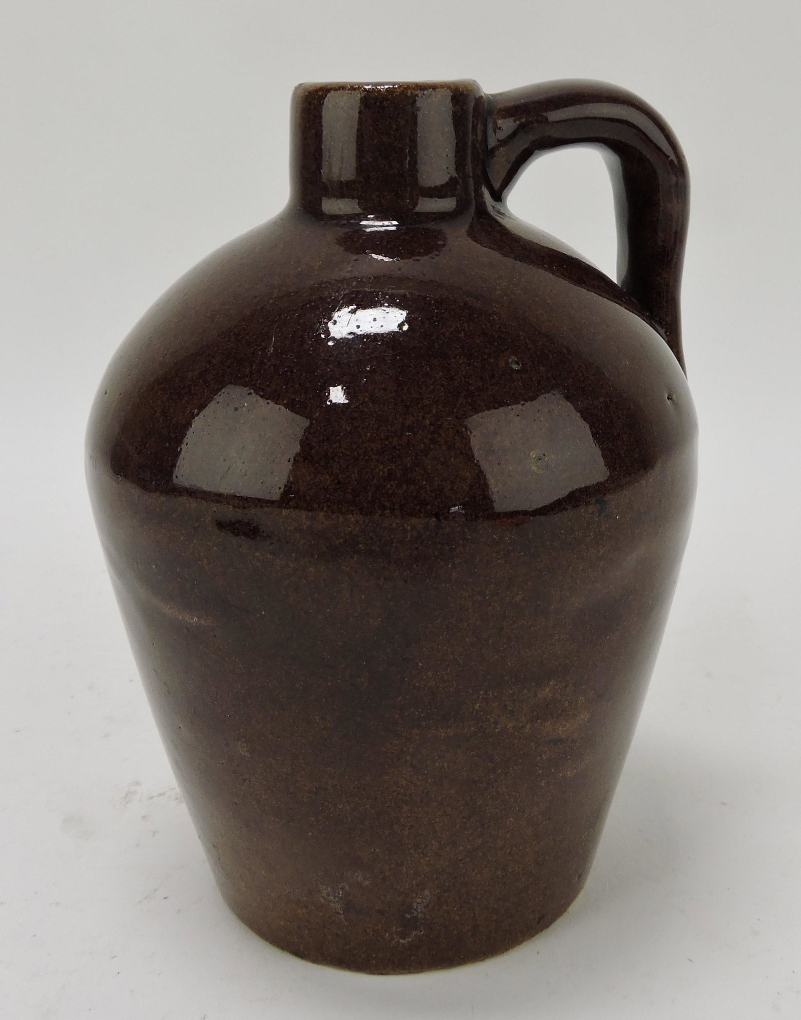 Roycroft stoneware jug, 5 1/2" (1 of 2)