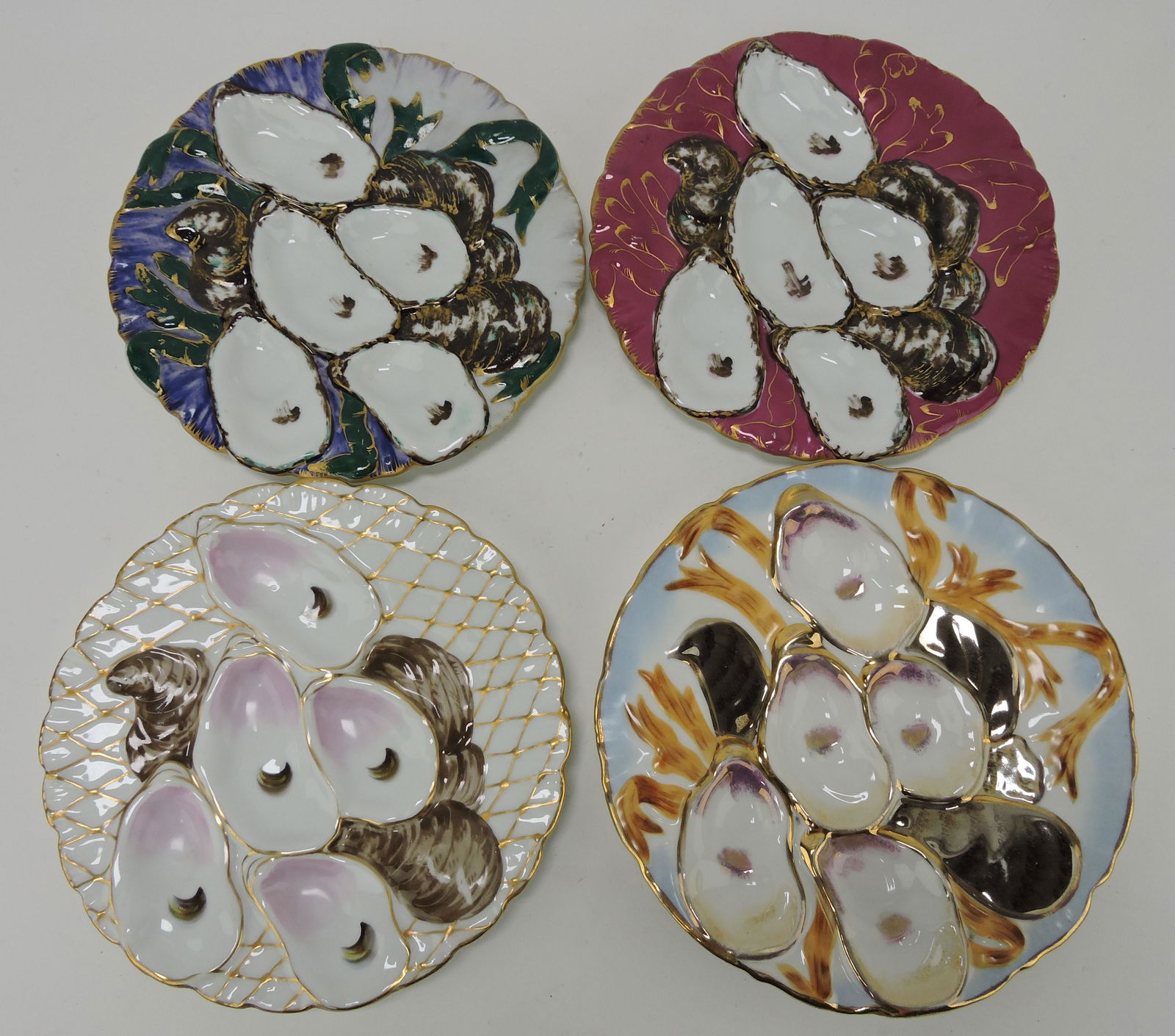 Porcelain lot of 4 turkey style (1 of 1)