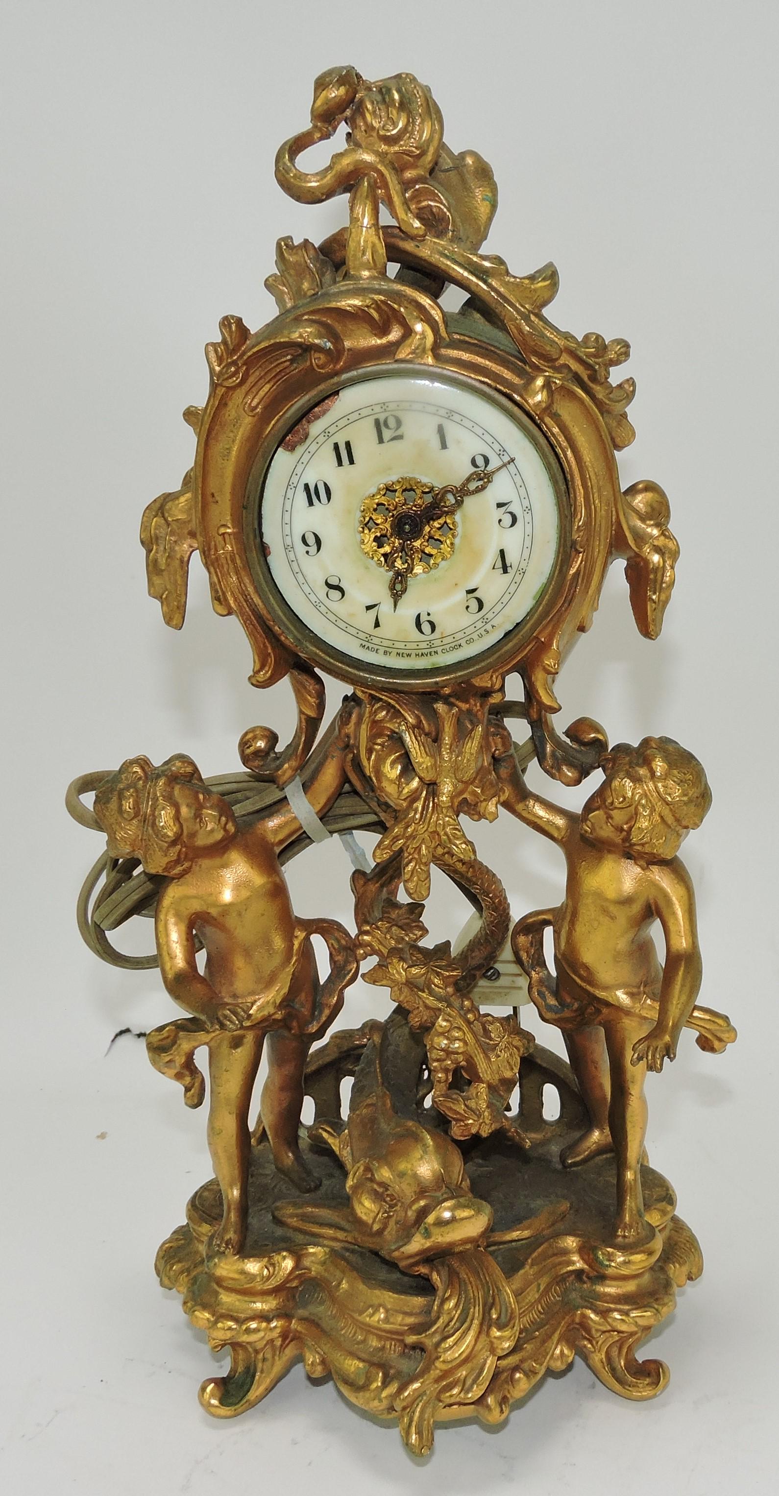 New Haven figural novelty clock, (1 of 1)