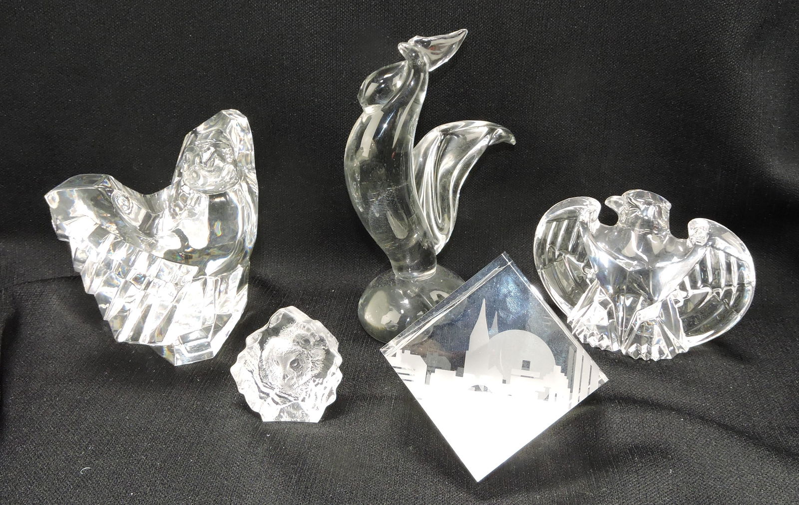 Steuben lot of 5 paperweights (1 of 1)