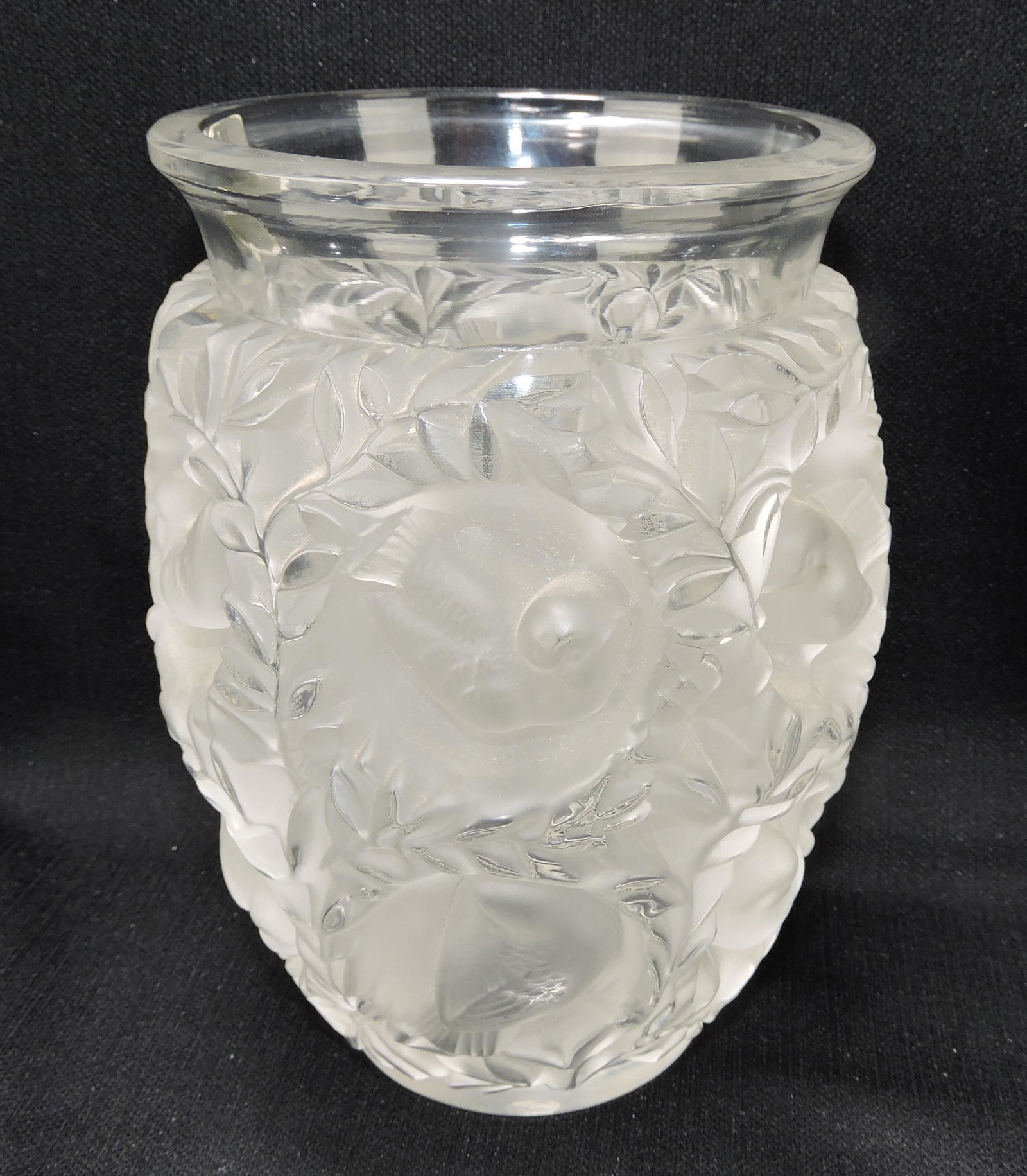 Lalique bird vase, 6 1/2" (1 of 1)