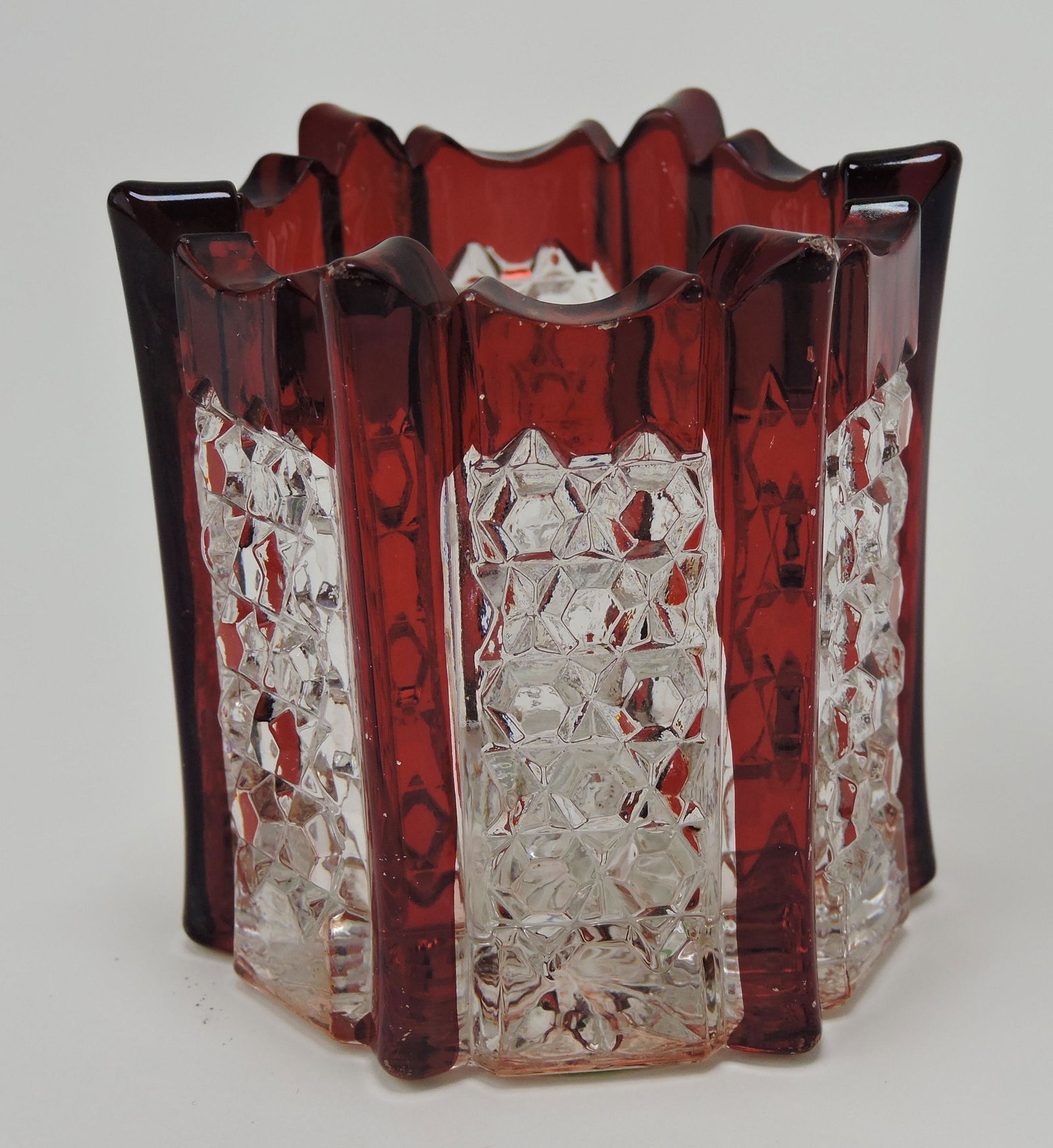 Rare ruby stained bottom panels (1 of 1)