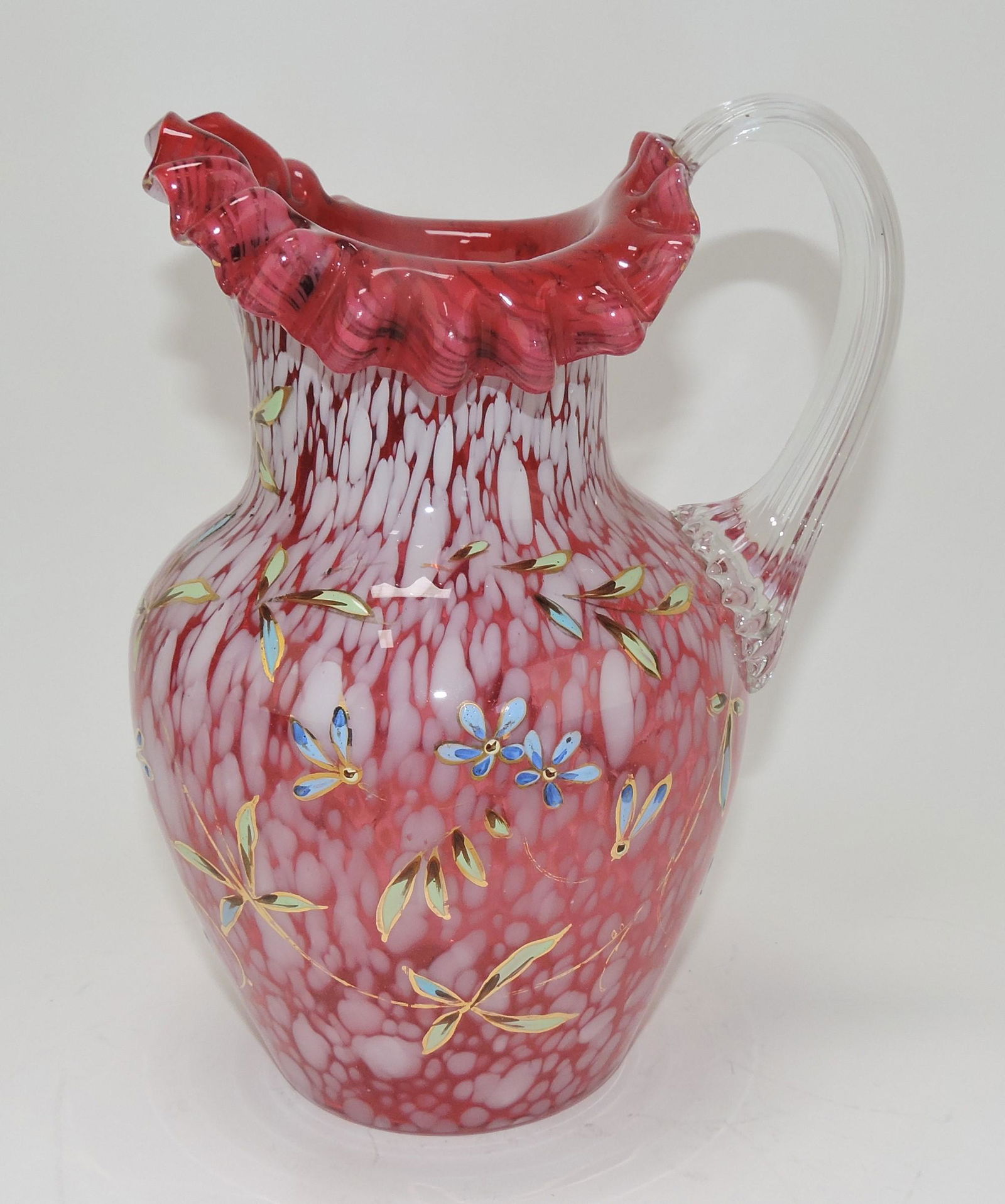 Victorian cranberry opalescent spatter (1 of 1)