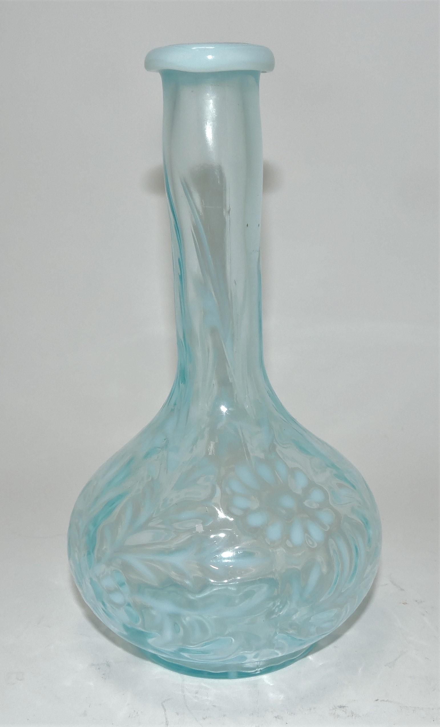 Blue opalescent daisy & fern barber (1 of 1)