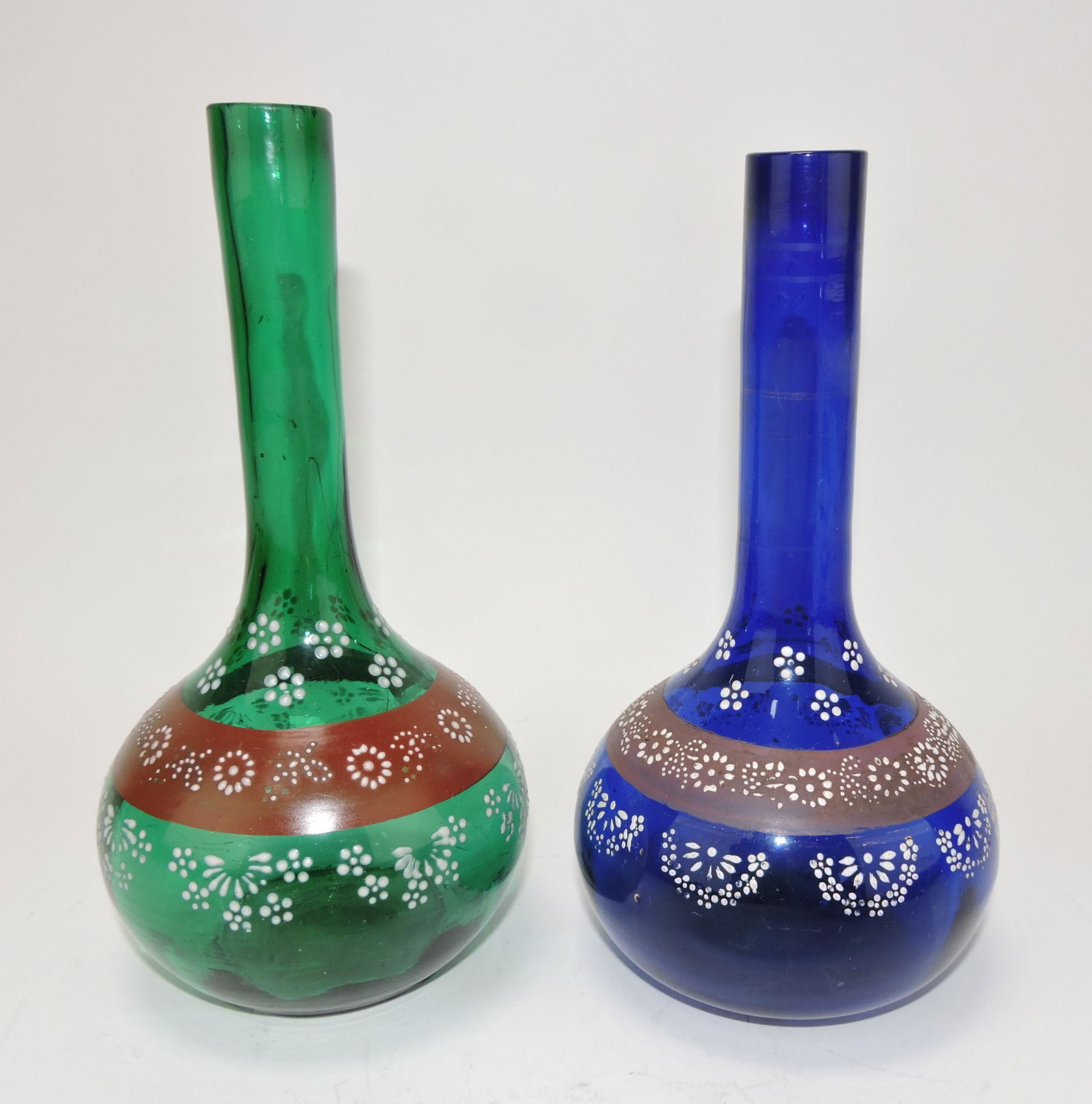 Emerald green and cobalt blue pair (1 of 1)