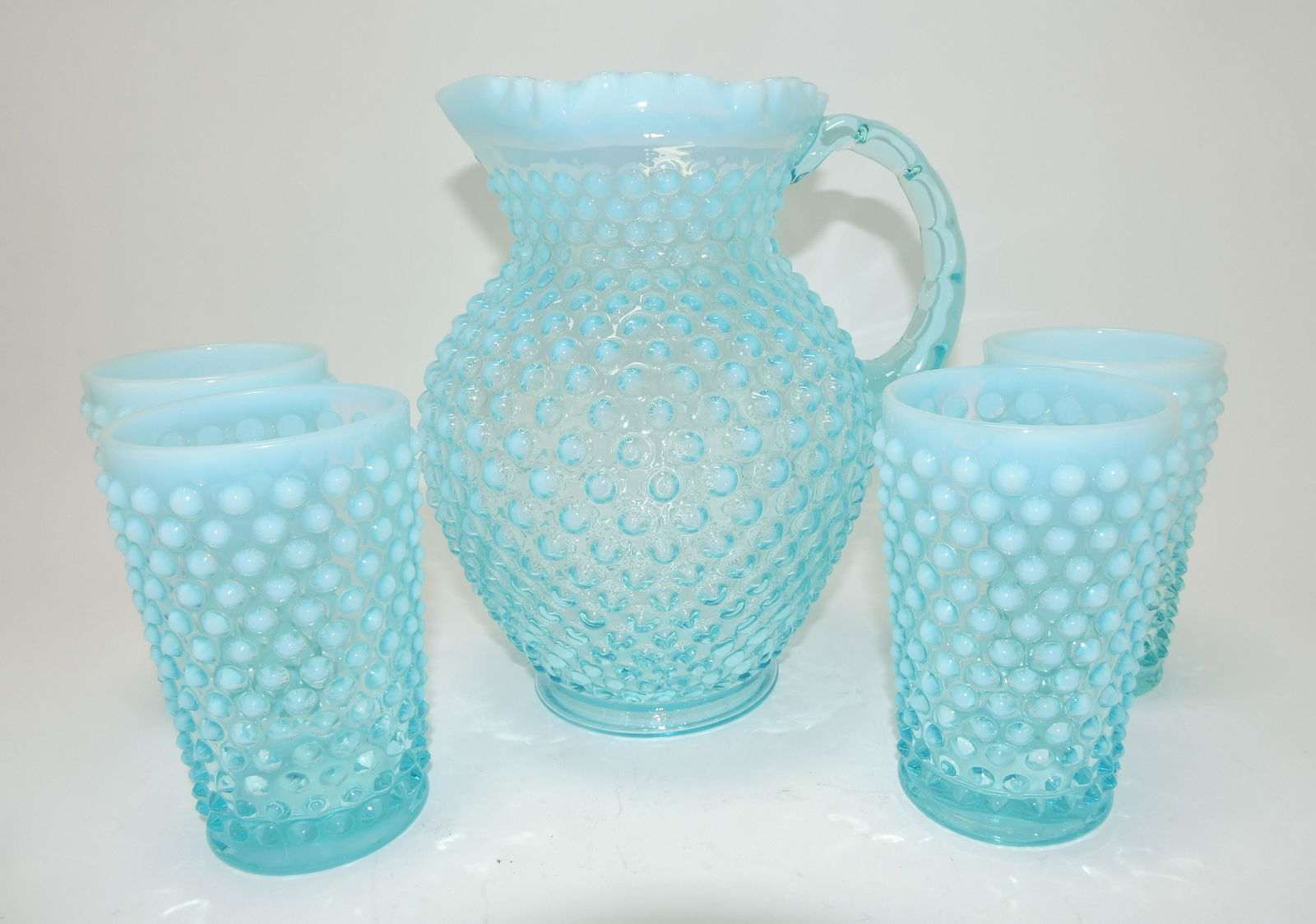Fenton blue opalescent hobnail (1 of 1)